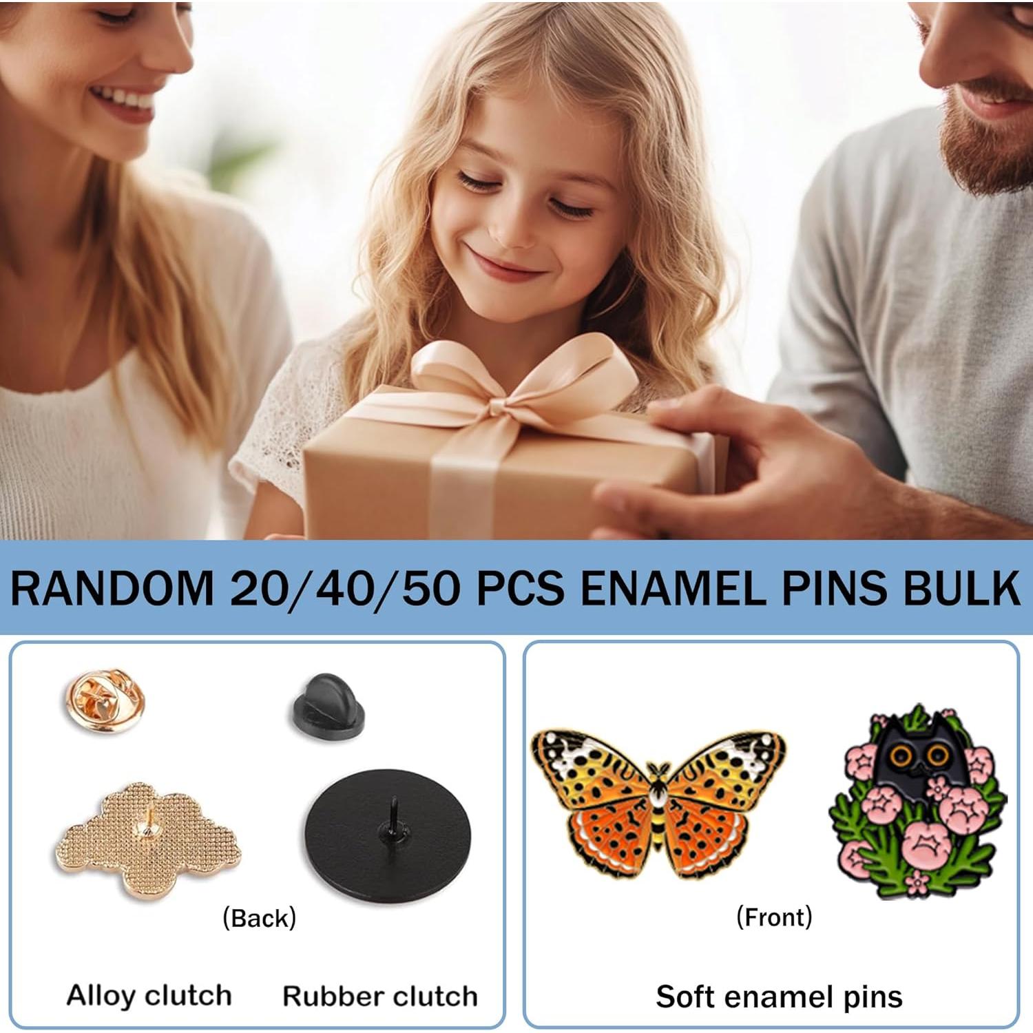 Conjunto de 50 Pines de Esmalte SINCCO para Mochilas y Sombreros