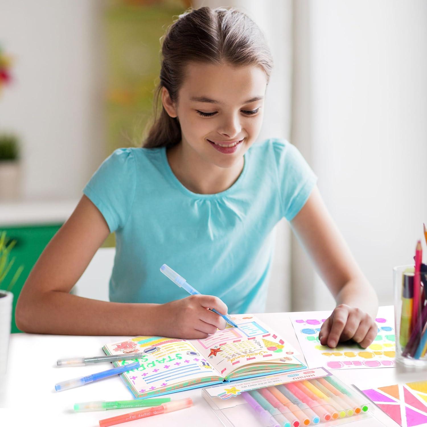 Marcadores de Resaltador HANKU Set de 6 Colores Pastel Chisel