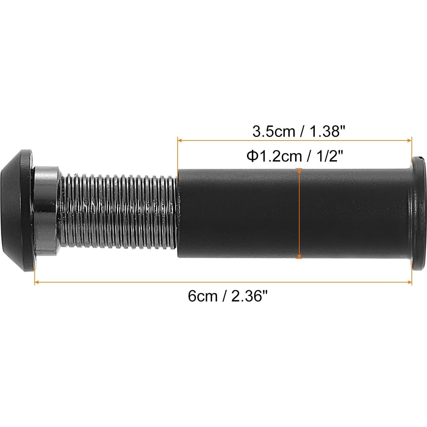 Mirilla de Puerta PATIKIL 2 Pcs Cobre 220 Grados Seguridad