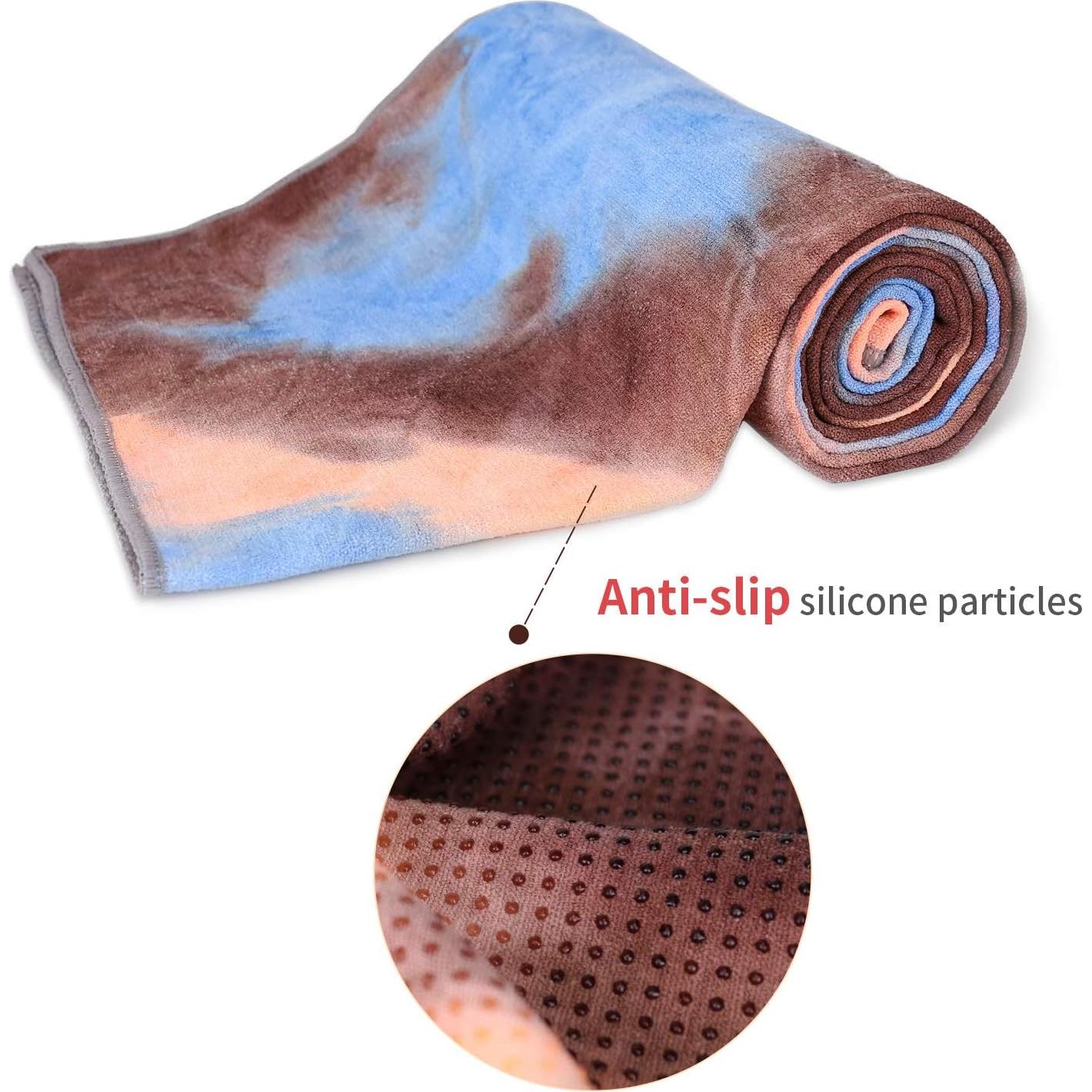 Toalla de Yoga Antideslizante DREAM SLIM 183x61 cm Azul