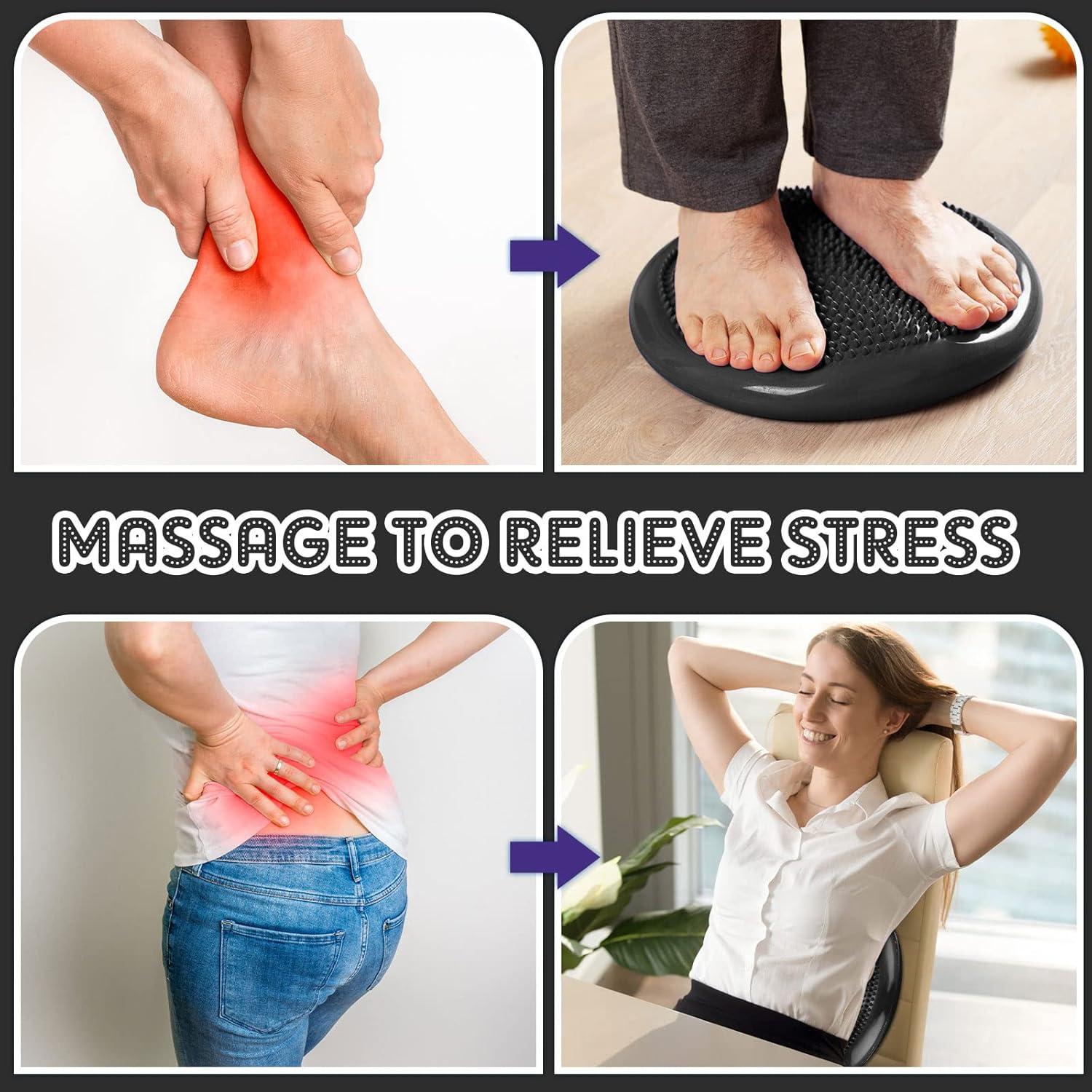 Almohadilla de Equilibrio Inflable Jerify - 4 Pcs, 34 cm, PVC