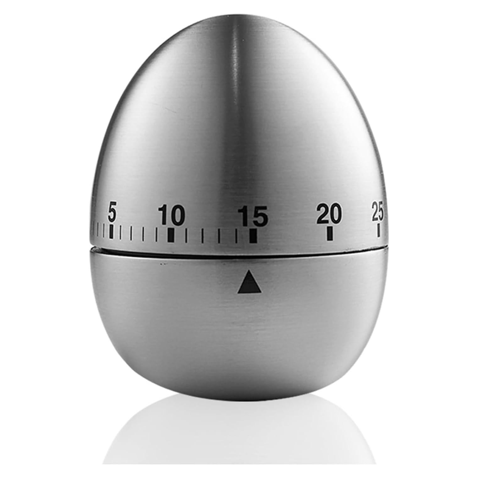 Temporizador mecánico de cocina QAOZUOI 60 minutos forma de huevo