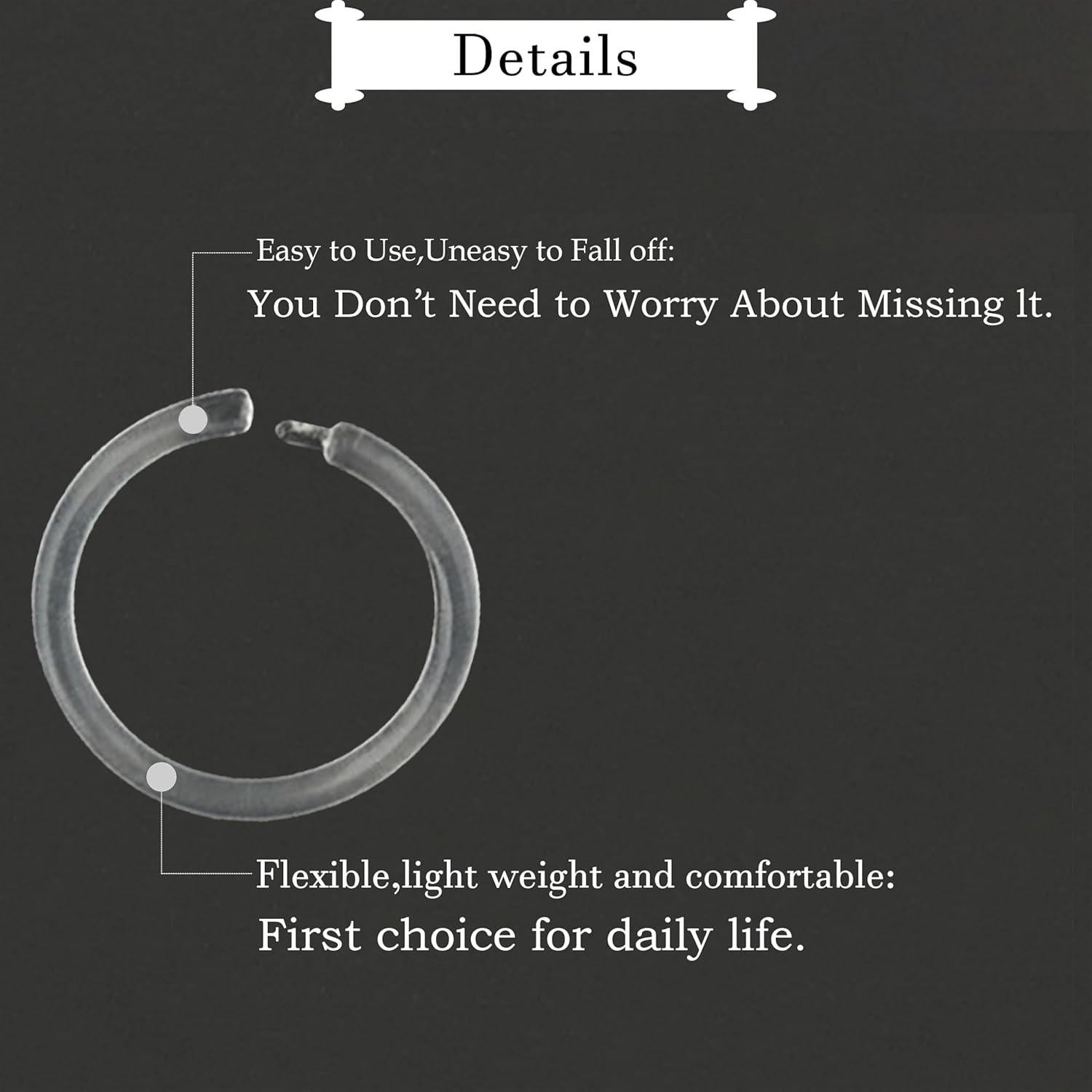 Retenedores de Oreja Hipoalergénicos Melimarry 16 Gauge