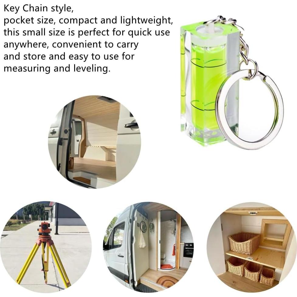 3 Piezas Nivel de Burbuja Mini SIZIKJXGHWYI 15x15x40mm