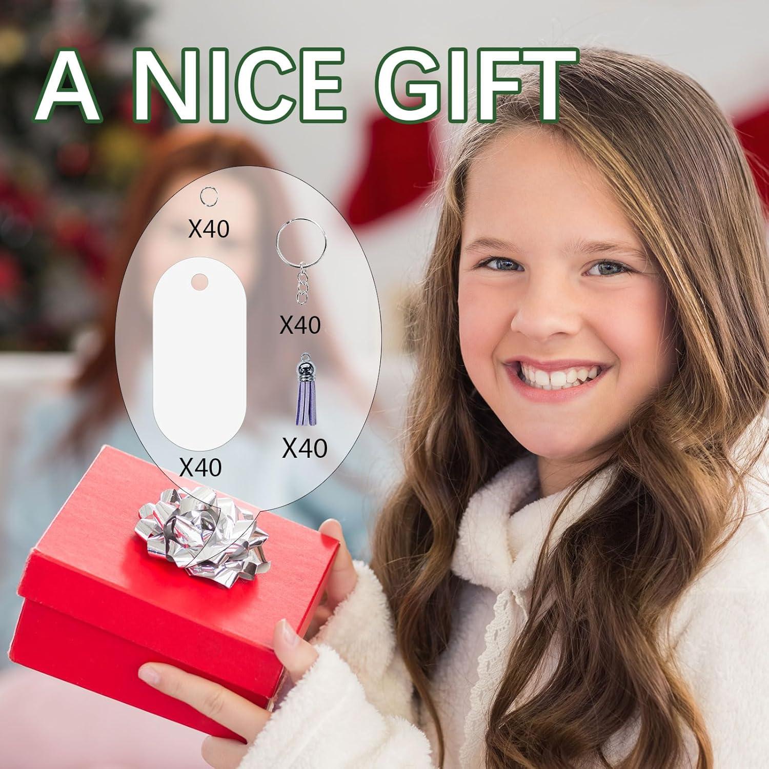 160 Piezas Llavero de Sublimación Doble Cara GEKIXUTP