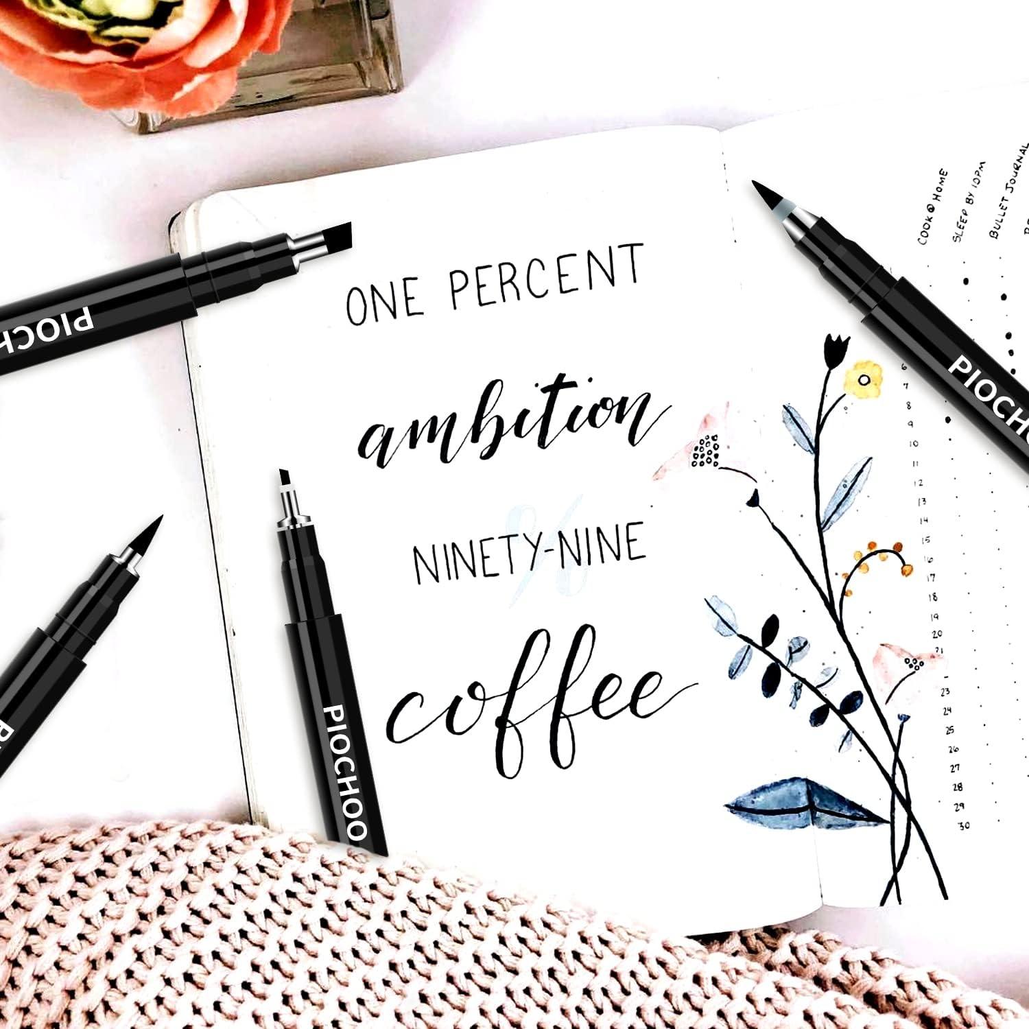 Set de Plumas de Caligrafía Piochoo - 8 Tamaños para Principiantes