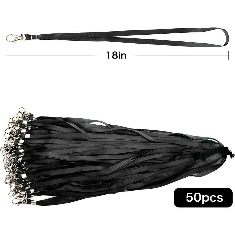 Cintas de Identificación SLanC 50 Pcs Nylon Negro 47 cm