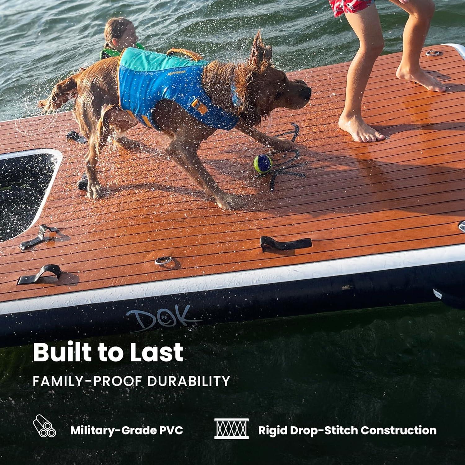 Plataforma Inflable DOK Party-DOK 2.44m x 1.52m Antideslizante