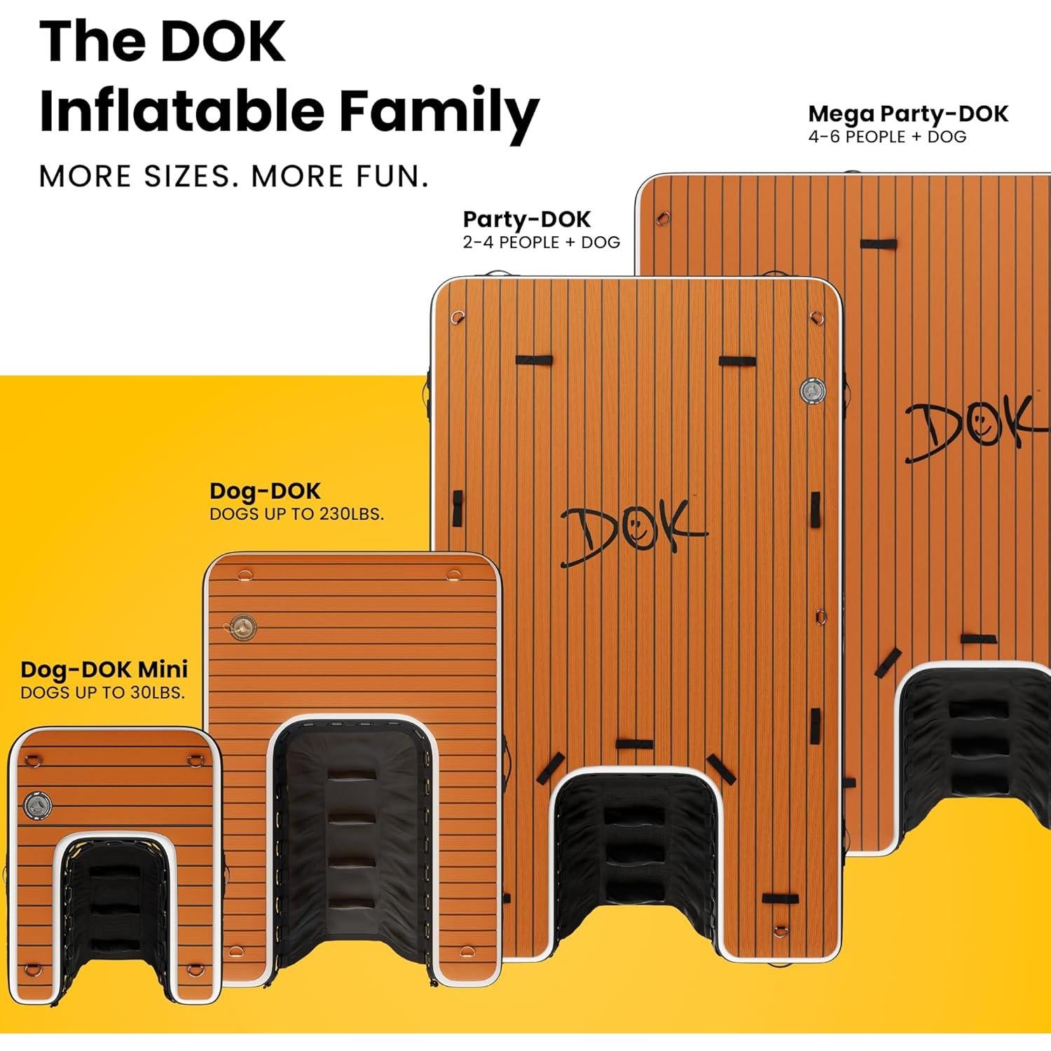 Plataforma Inflable DOK Party-DOK 2.44m x 1.52m Antideslizante