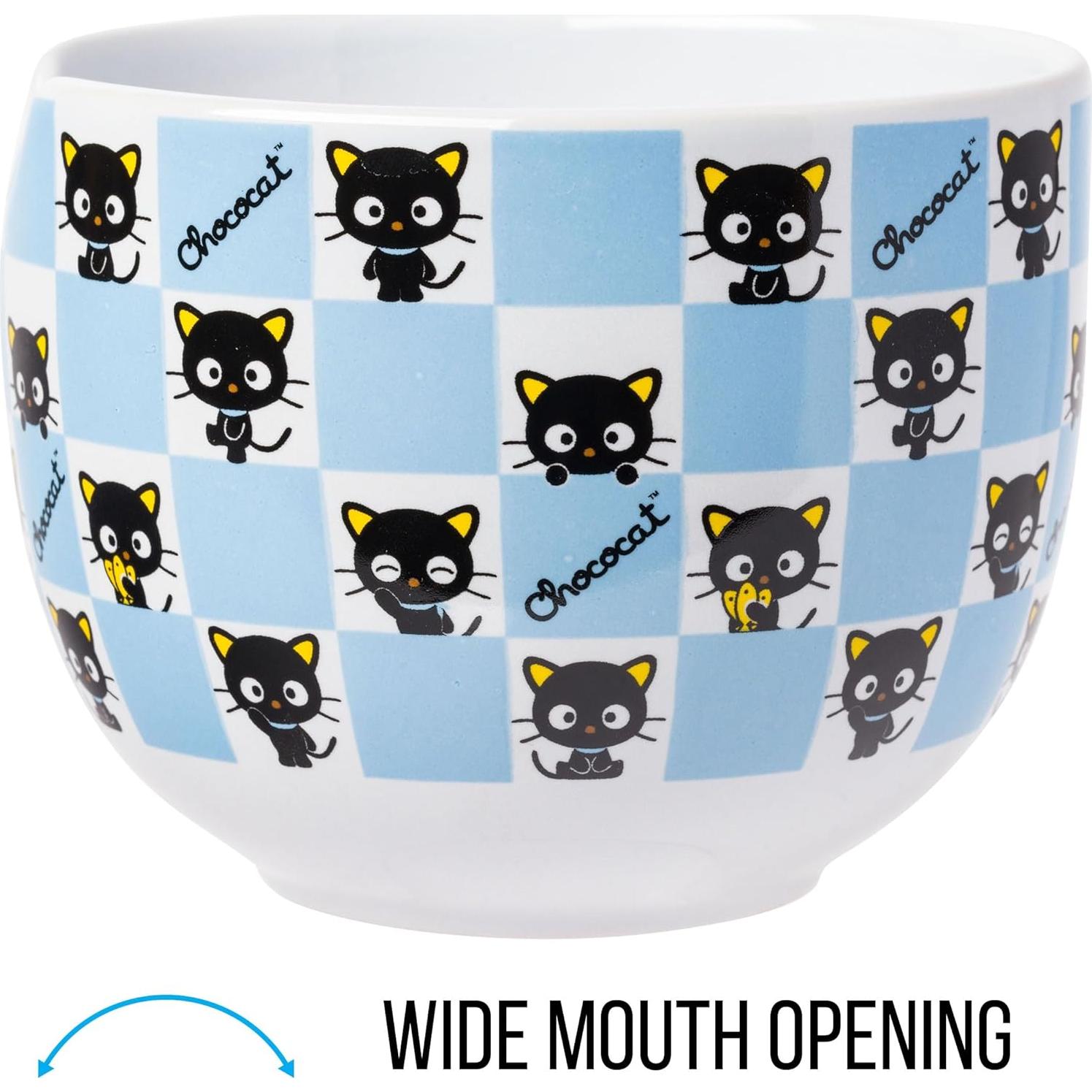 Plato de Cerámica para Ramen Silver Buffalo Chococat 20 oz