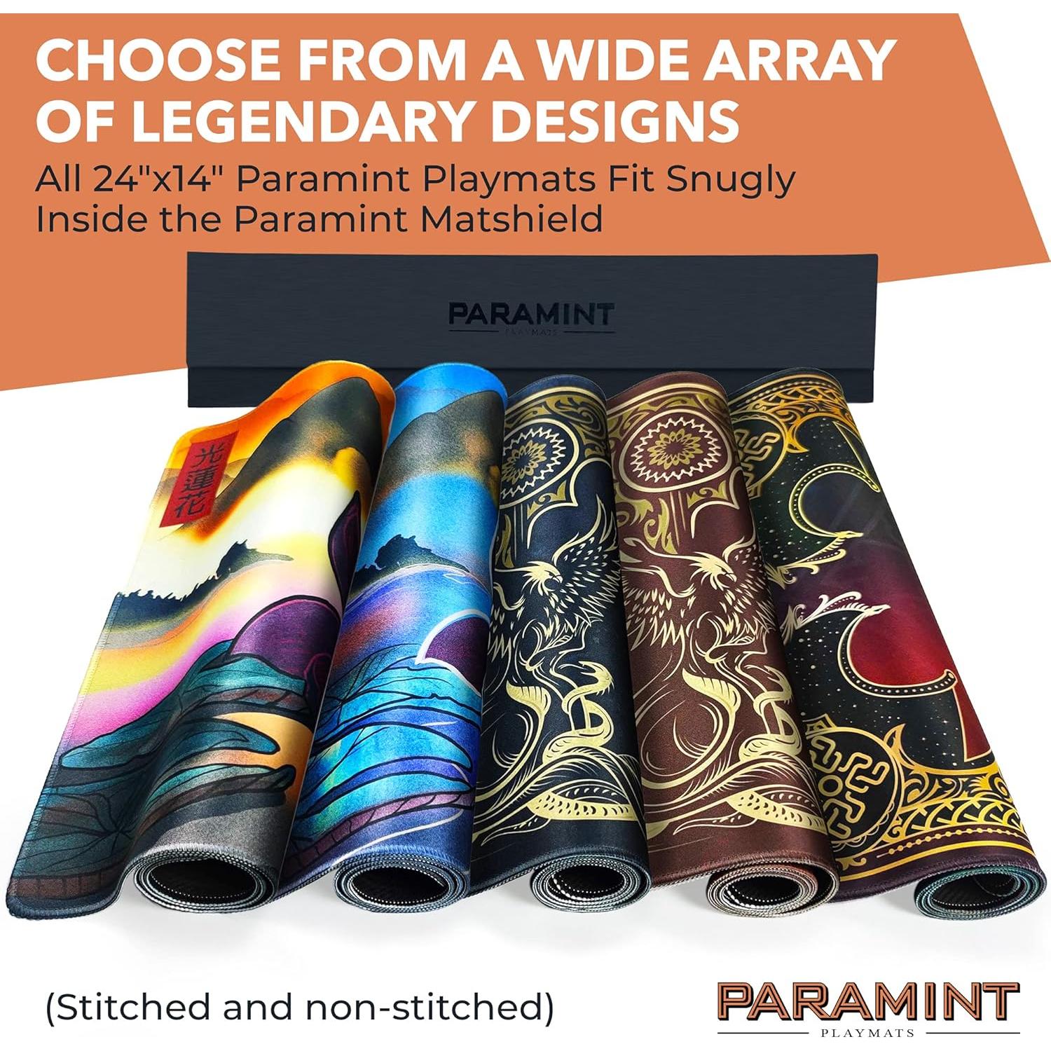 Funda para Tapete MTG MatShield - Cuero Sintético Negro 61x36cm