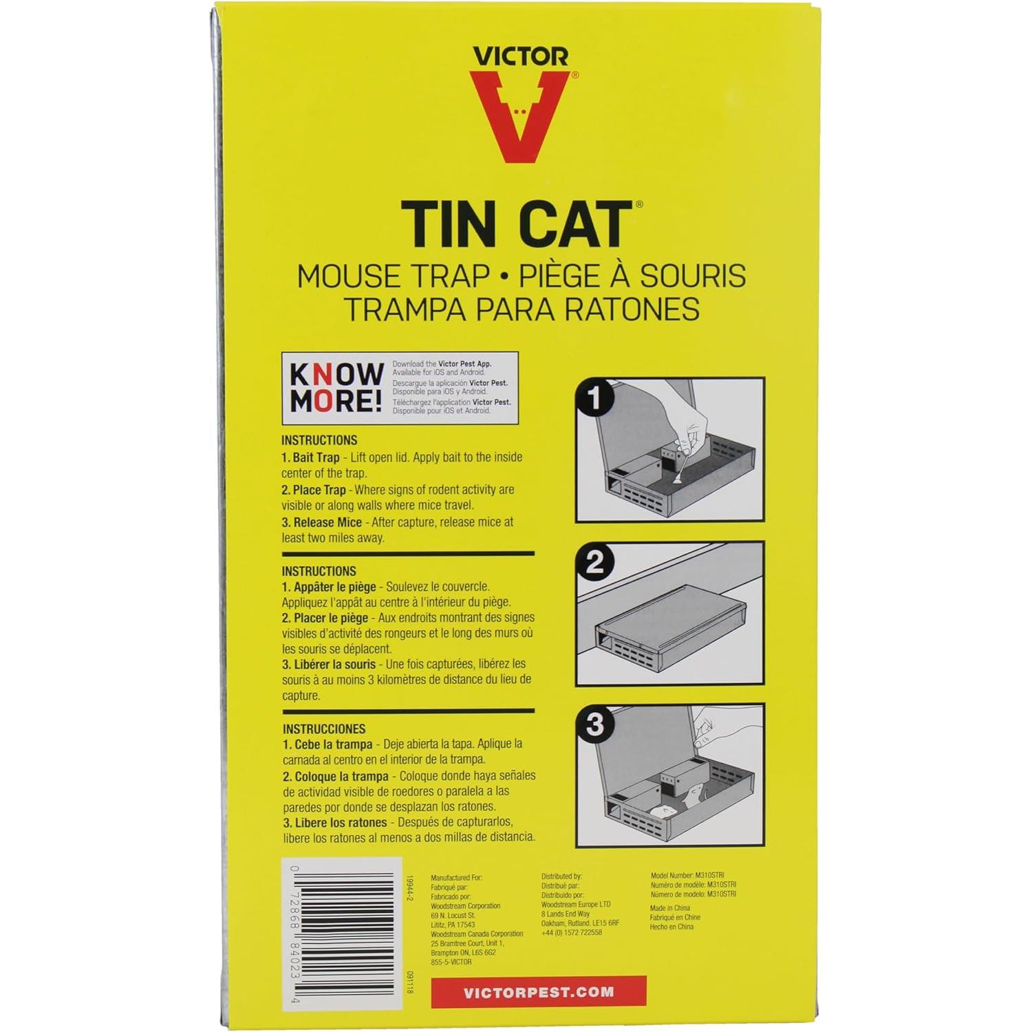 Trampa para Ratones Victor M310S Multi-Catch - Captura Humanitaria