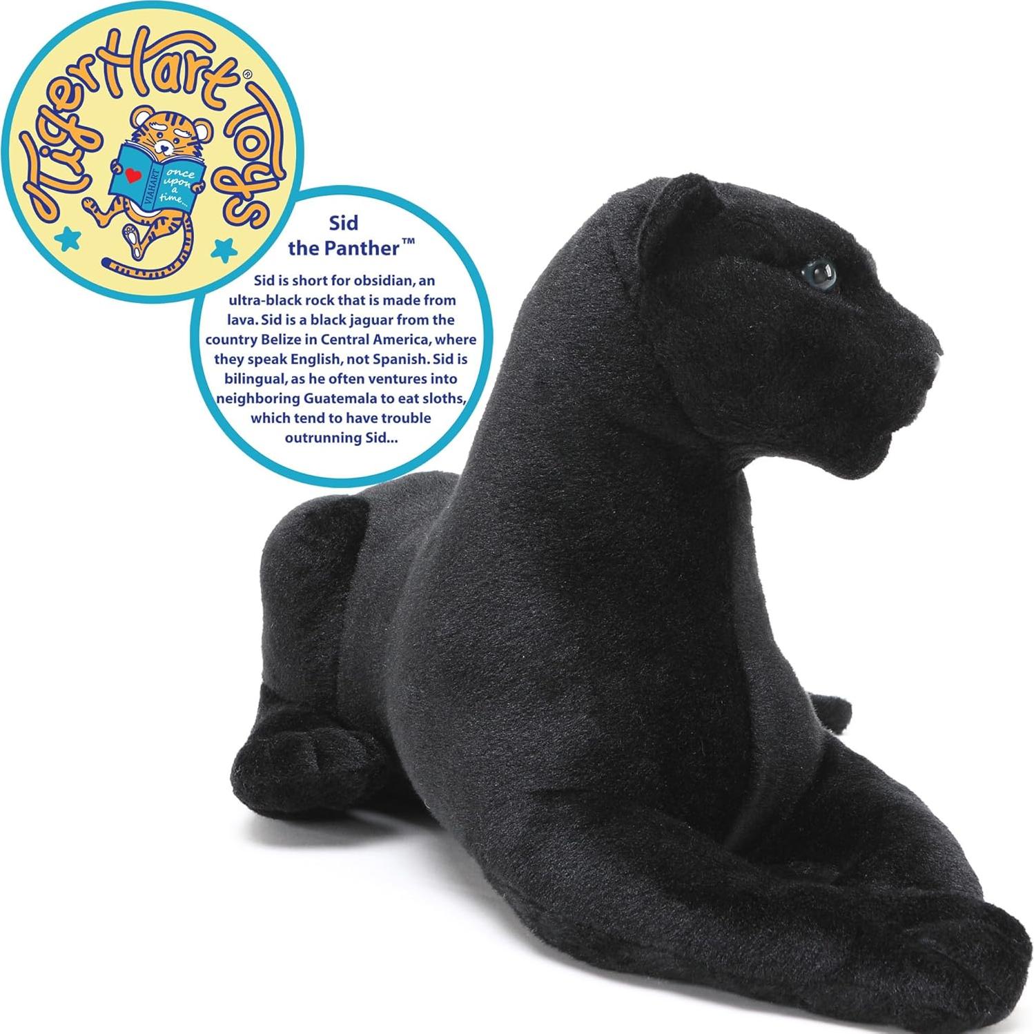 Sid La Pantera - Peluche Jaguar Negro 43.2 cm VIAHART