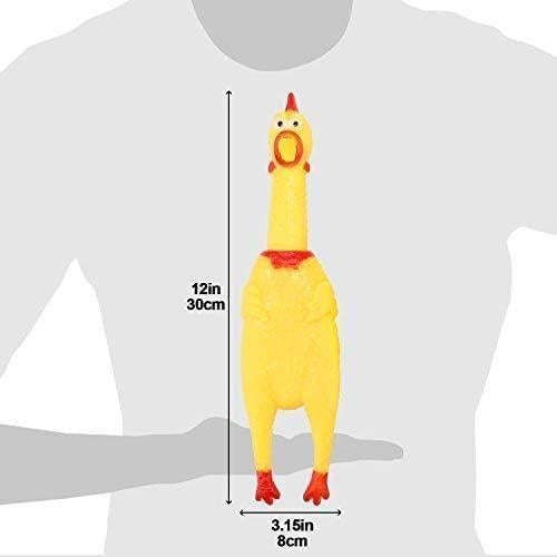 Juguetes para Perros Legend Sandy - Set de 3 Pollos Gritones Amarillo