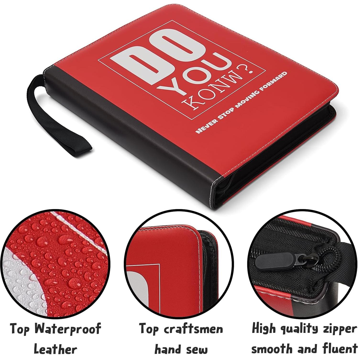 Carpeta de Cartas Coleccionables Benitoite 400 Bolsillos Negra