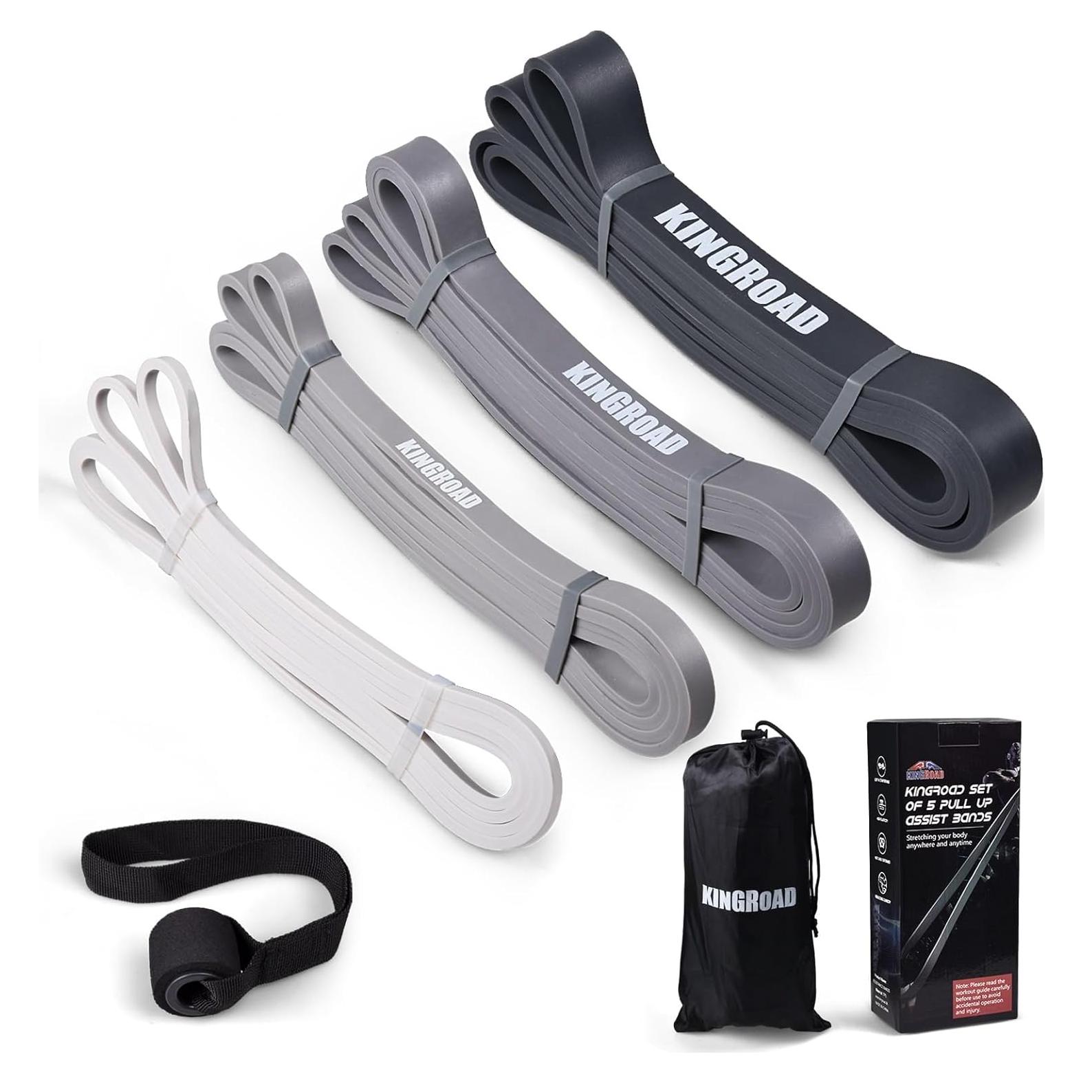 Bandas de Resistencia Kingroad - Juego de 5 Bandas para Ejercicio