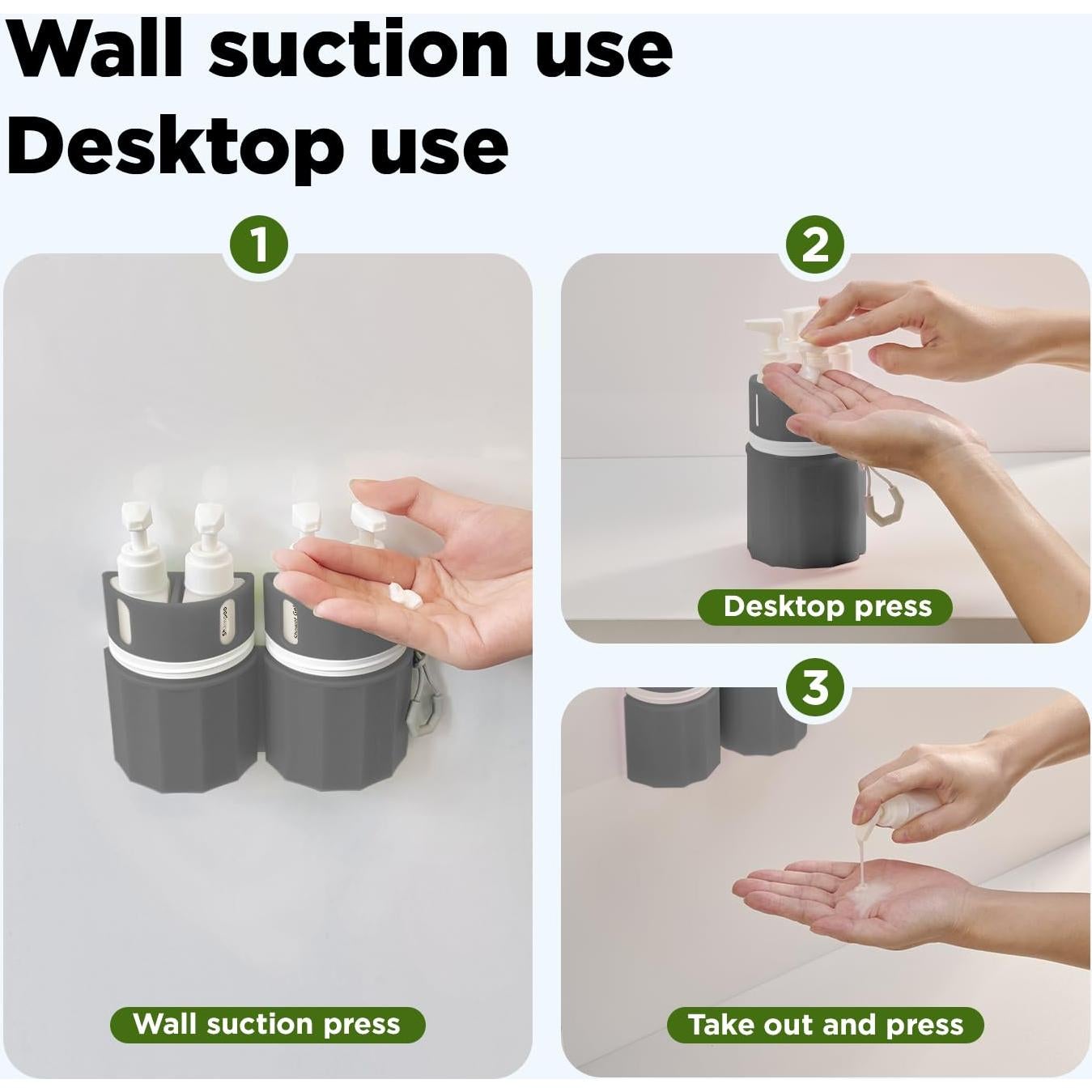 Set de Botellas de Viaje YOTIME 4 en 1 a Prueba de Fugas