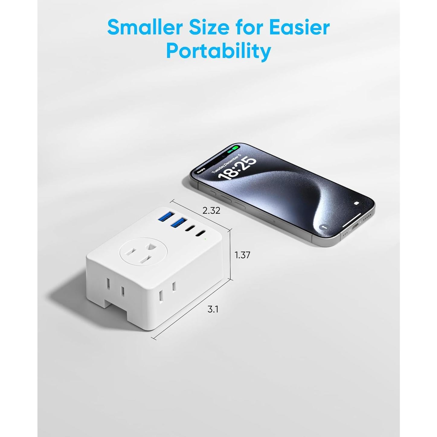 Kit Adaptador Enchufe Viaje Europeo Kakyanill 8 en 1 20W USB C