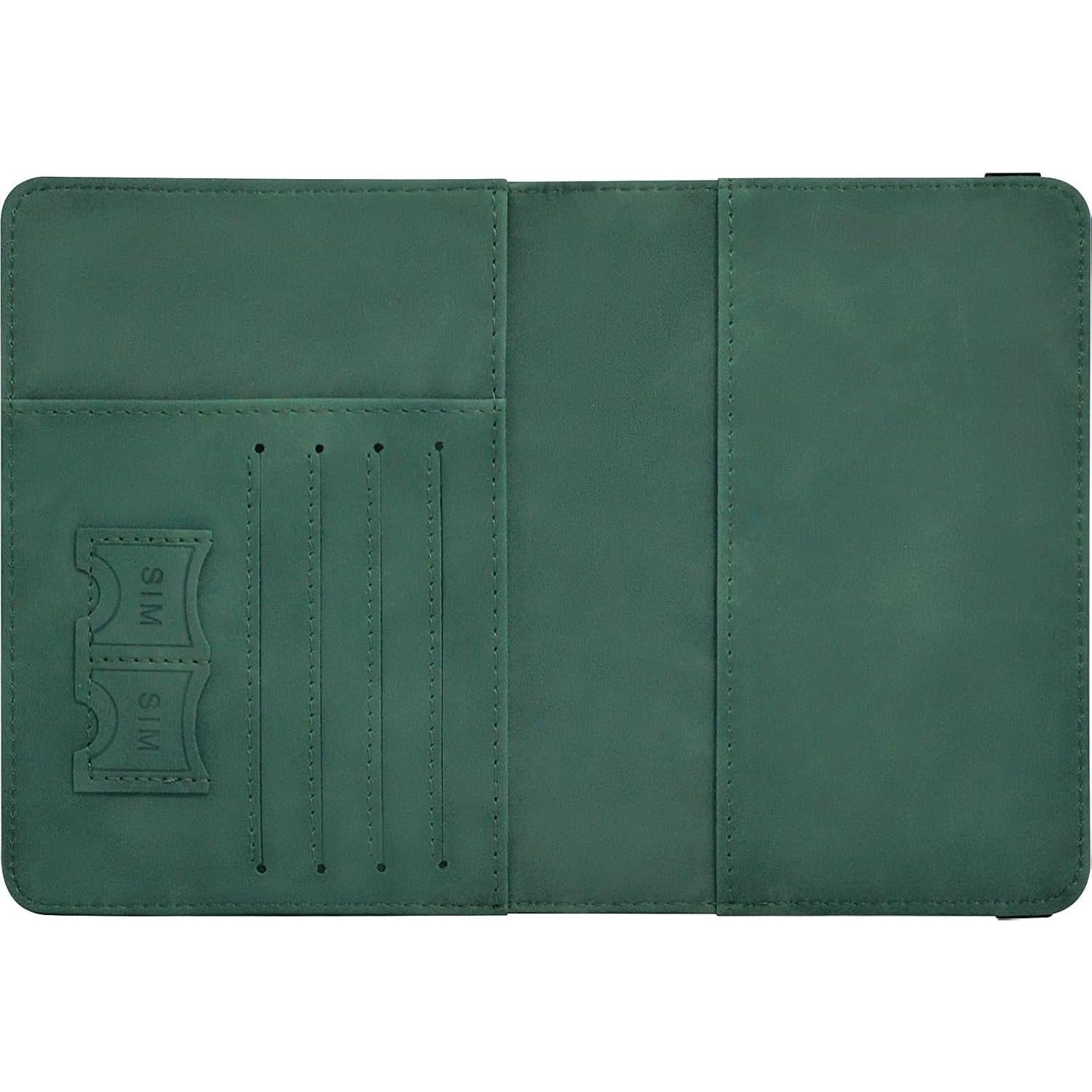 Funda de Pasaporte KAOBAN con Ranuras para Tarjetas y RFID