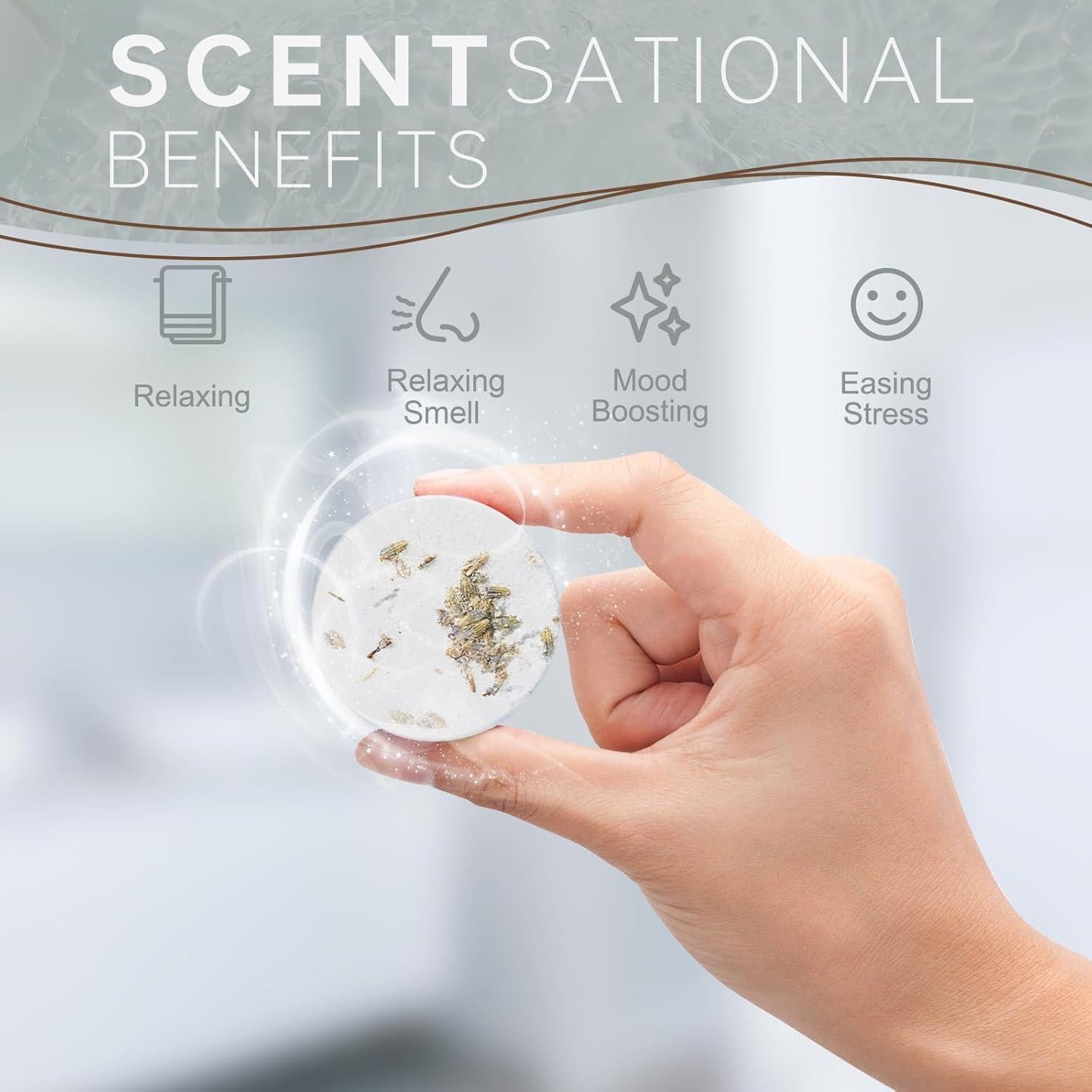 Bombas de Ducha Aromaterapia Coco Menta SWCANDY 8 Pcs