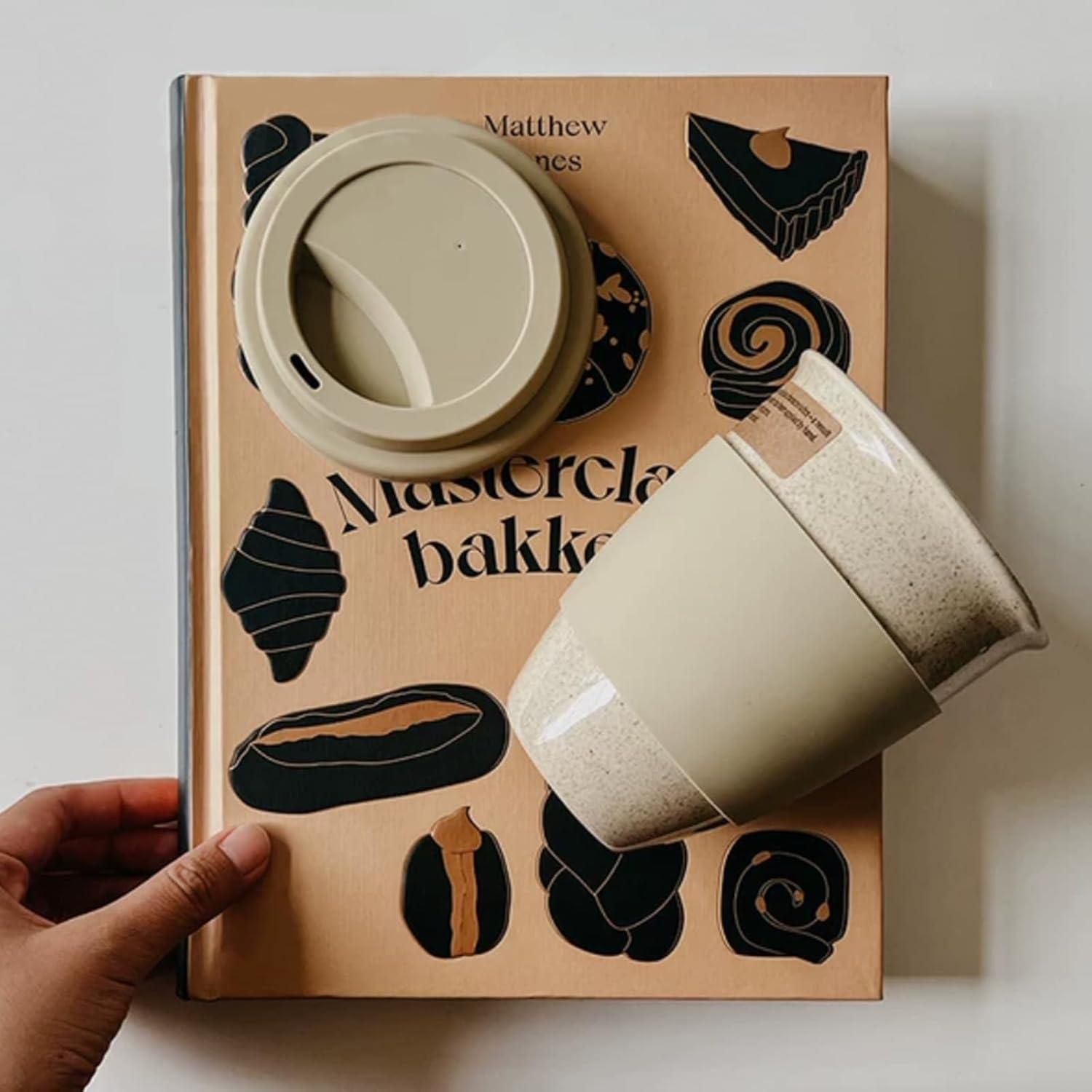 Taza de Cerámica de Viaje Gencywe 396g Reutilizable 15 oz