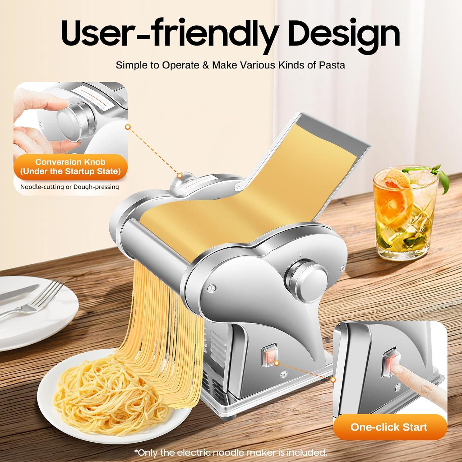 Máquina de Pasta Eléctrica Fenjidrop 110V Acero Inoxidable