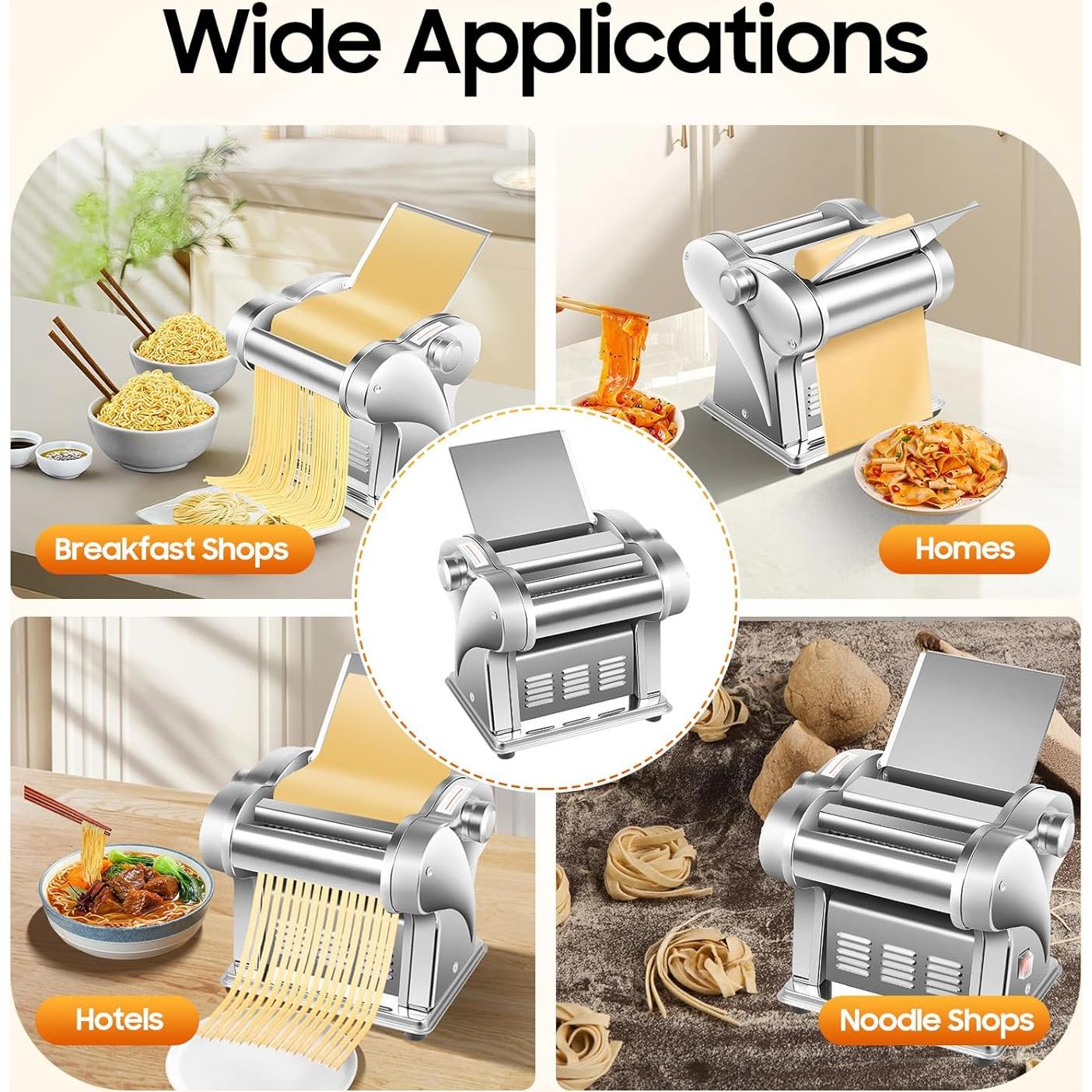 Máquina de Pasta Eléctrica Fenjidrop 110V Acero Inoxidable