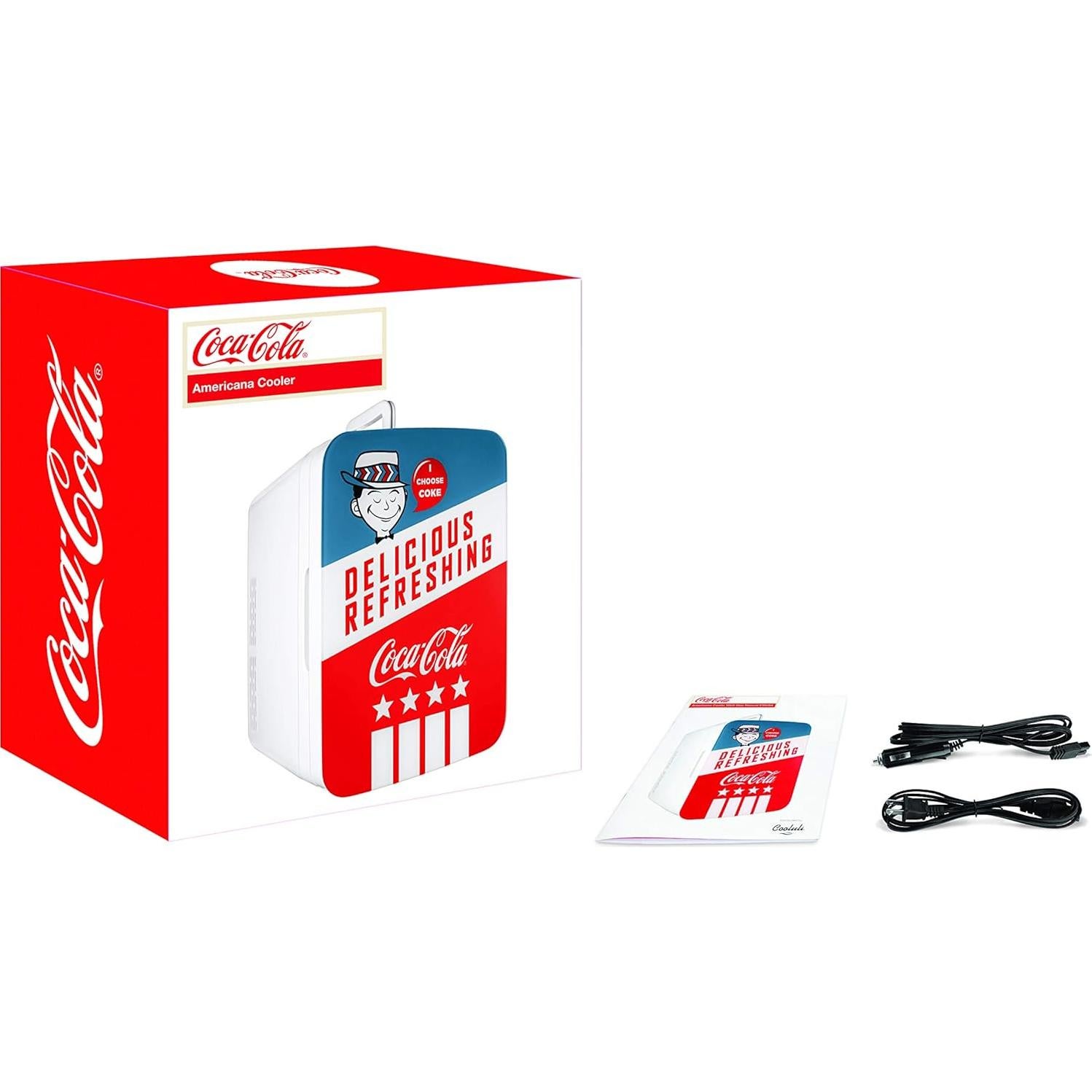 Mini Nevera Retro Cooluli 10L Enfriador y Calentador