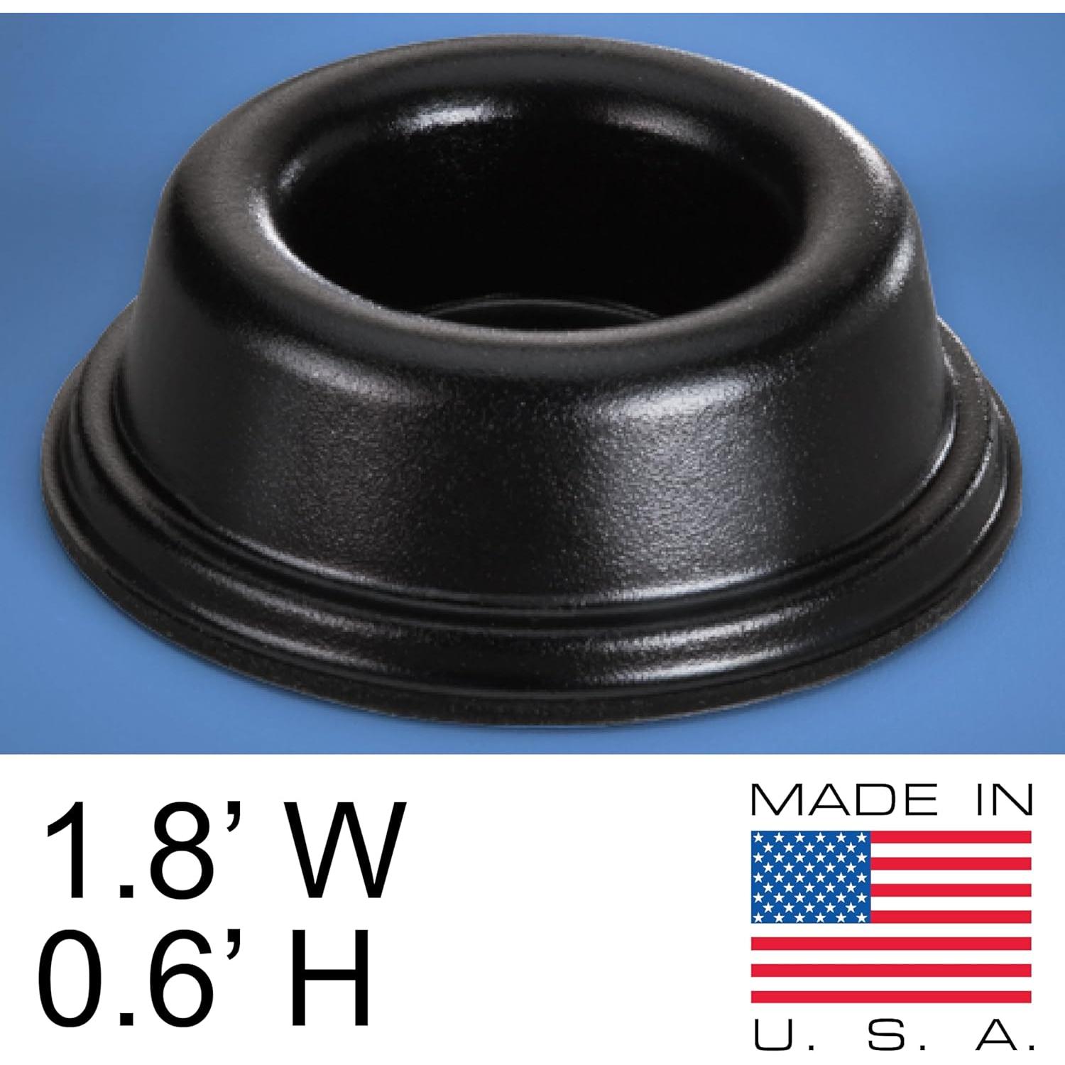 Topes de puerta de goma autoadhesivos GorillaGrit - 4 unidades