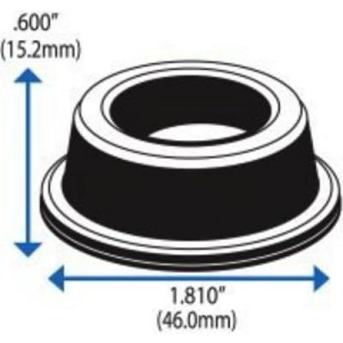 Topes de puerta de goma autoadhesivos GorillaGrit - 4 unidades