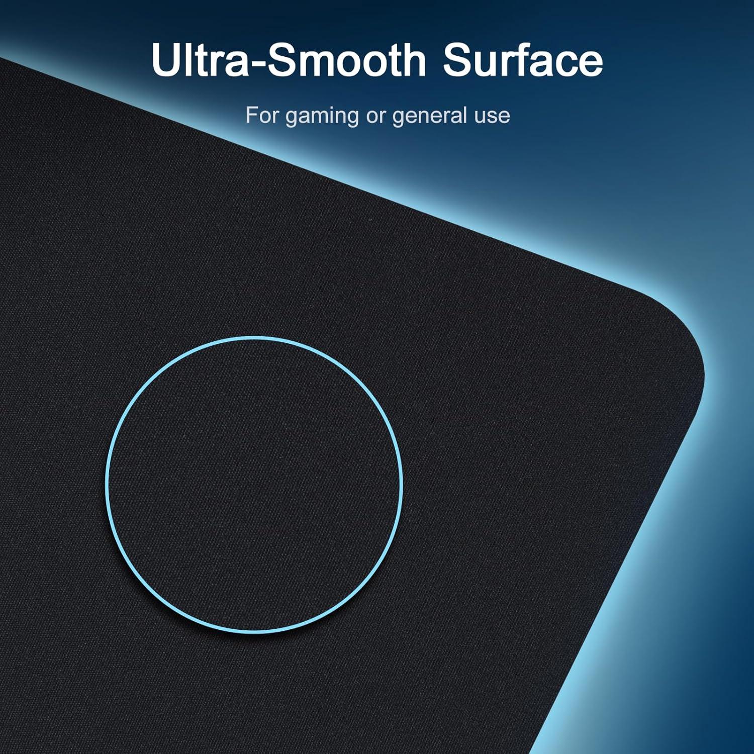 Alfombrilla de Ratón Senetem AMT01 Negra 28x21.8 cm Antideslizante