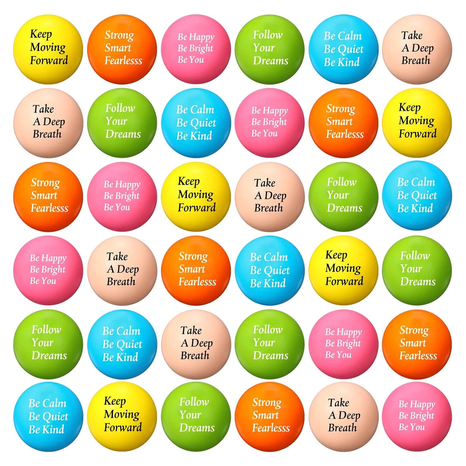 60 Pelotas de Estrés Motivacionales Aoriher - Alivio de Ansiedad