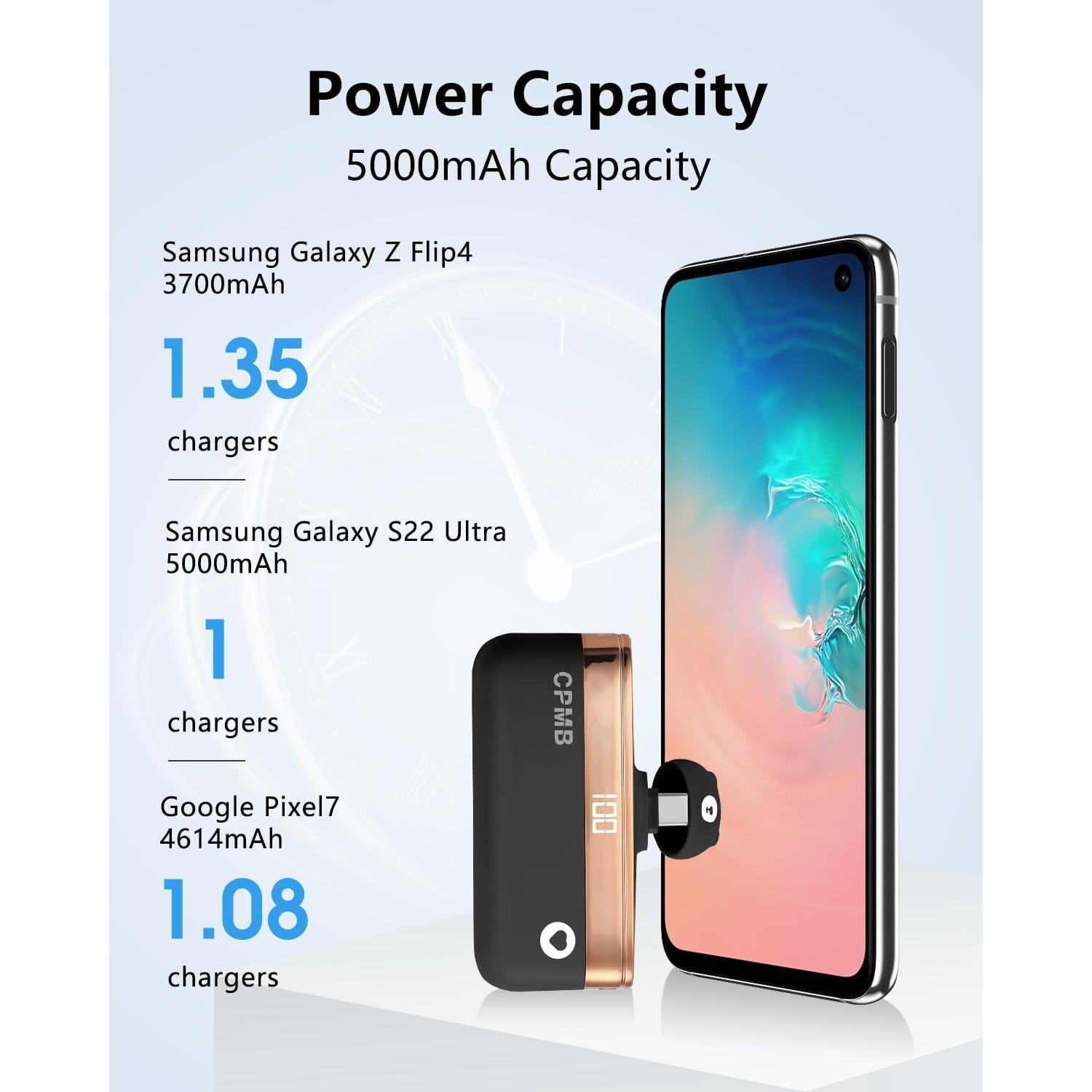 Banco de Energía Portátil 5000mAh Shenzhen Nengxinda Negro