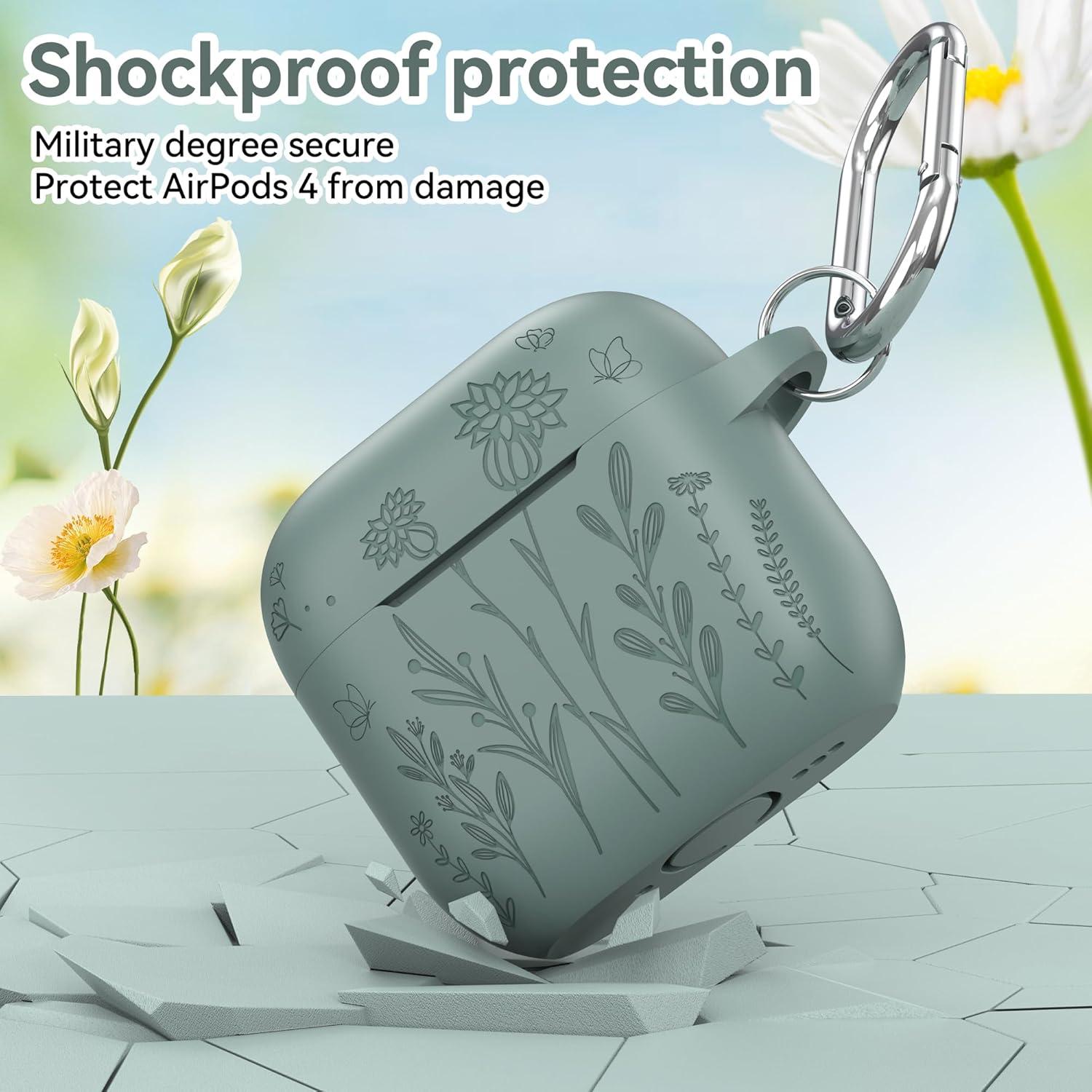 Funda de Silicona para AirPods 4 CityMore Verde Bosque