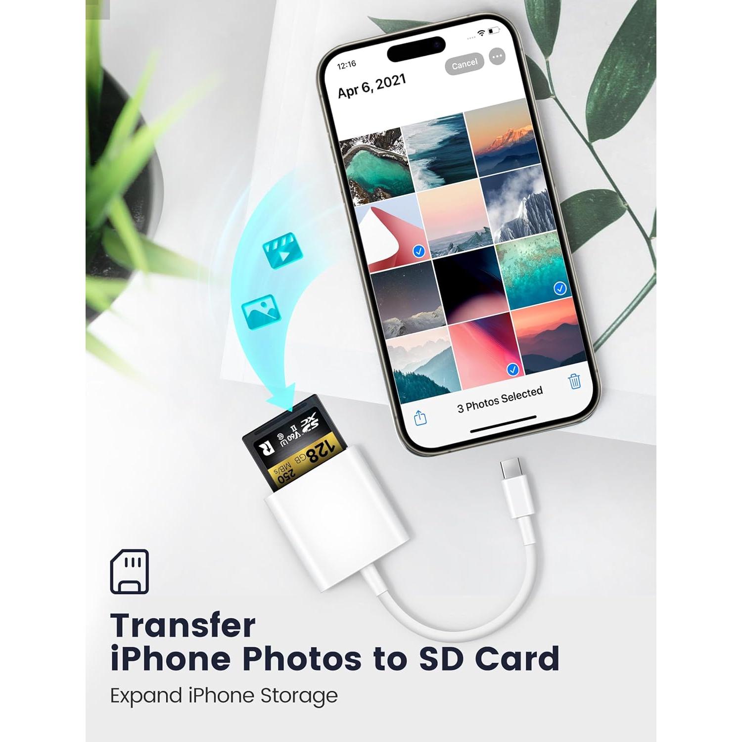 Lector de Tarjeta SD USB-C ChiaoPio 2 en 1 Doble Ranura