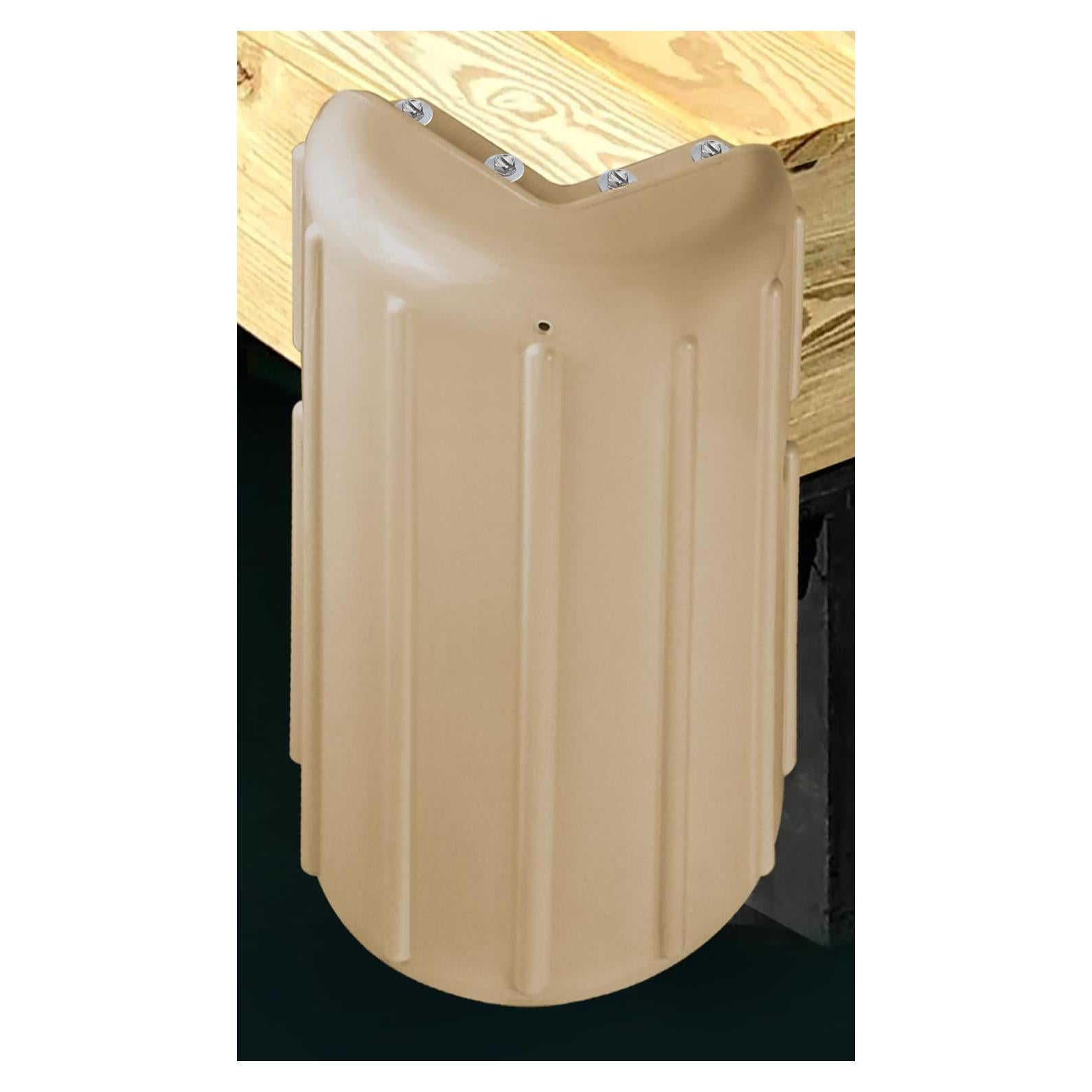 Bumper de esquina de muelle JYINCPED 38x15cm Beige UV