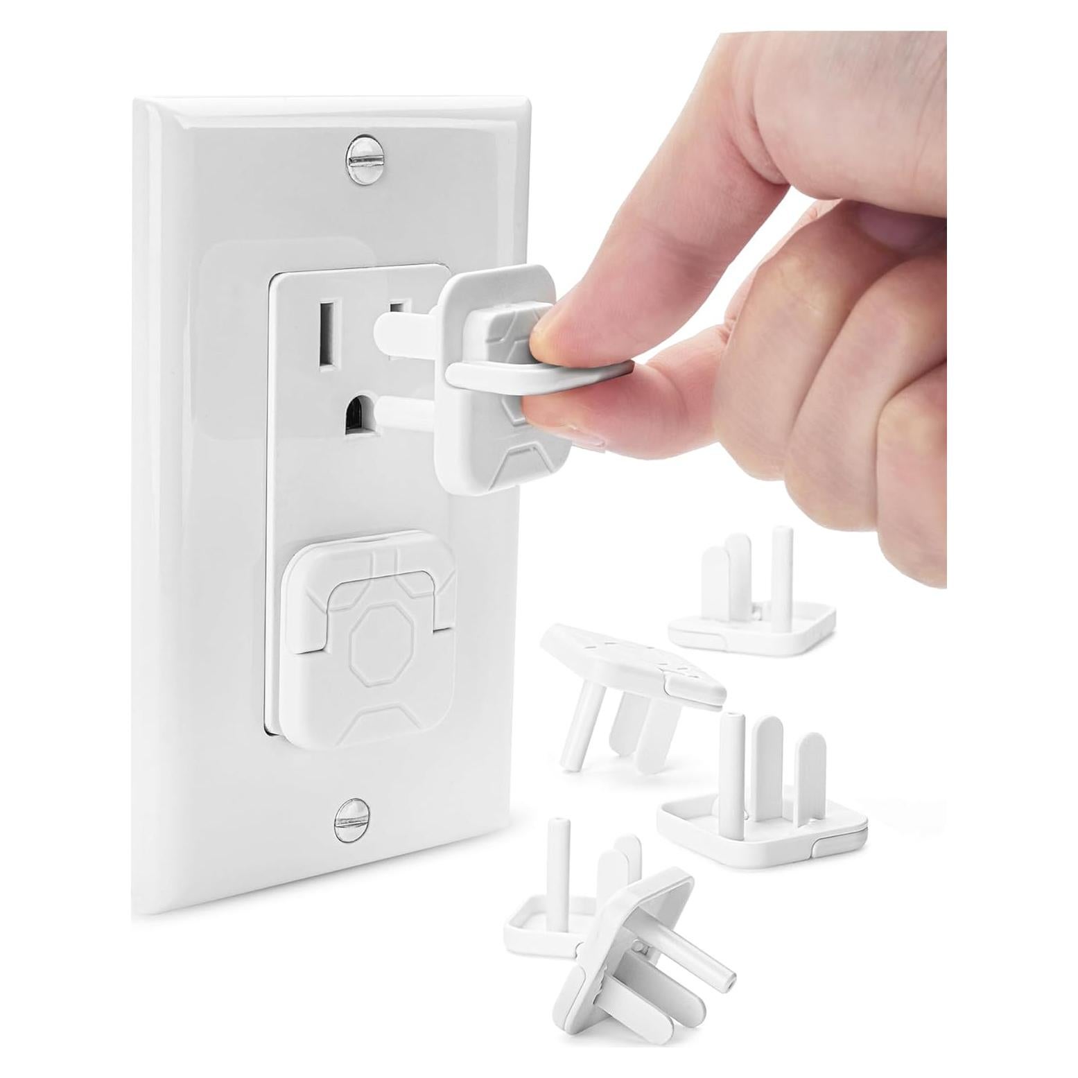 Cubiertas de Enchufe Bates - Protección Infantil, Paquete de 10