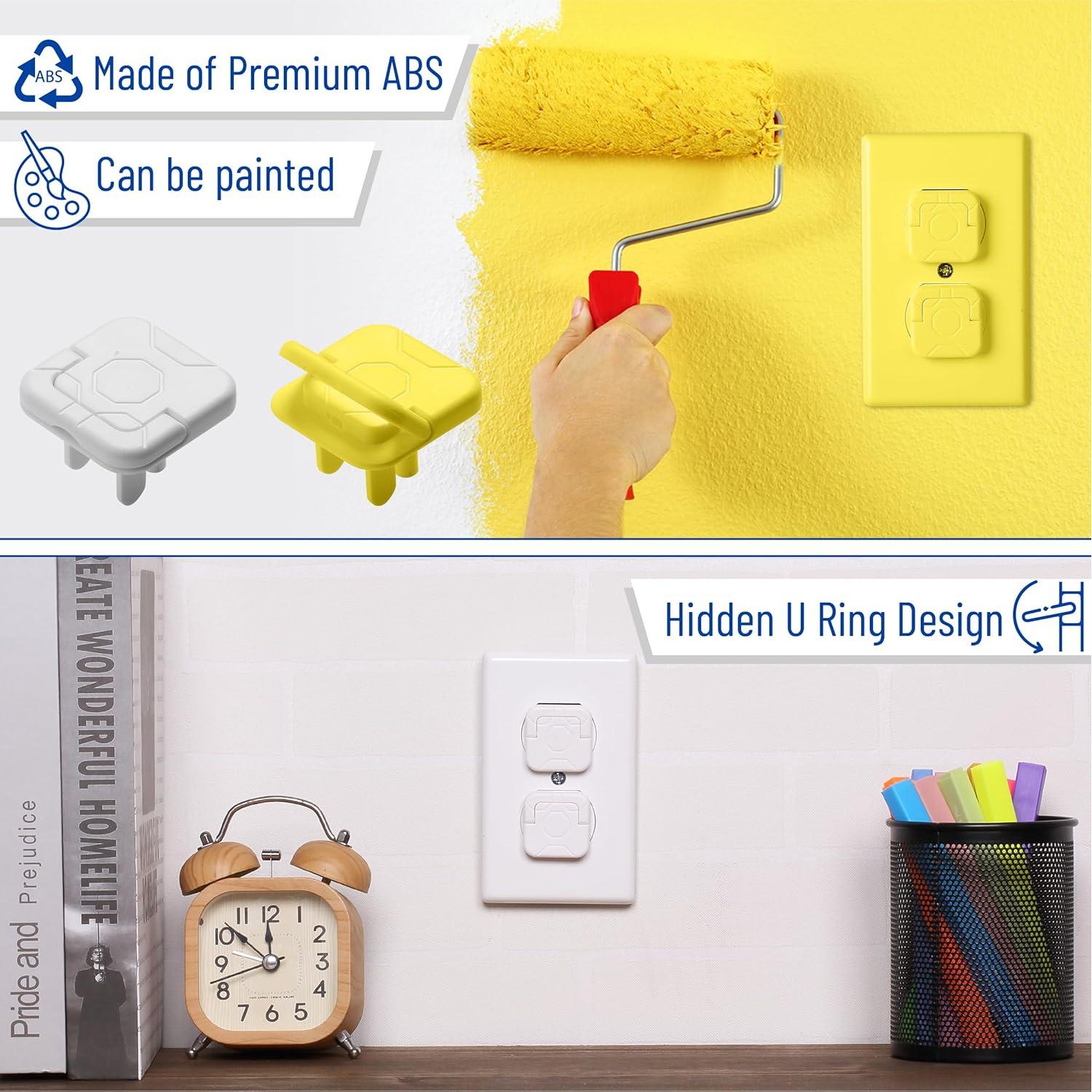 Cubiertas de Enchufe Bates - Protección Infantil, Paquete de 10