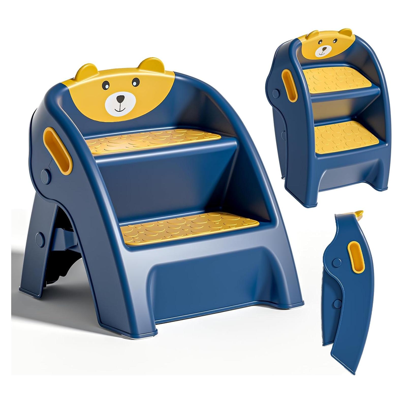 Escalera Plegable para Niños TPN CF123 Antideslizante 2 Pasos