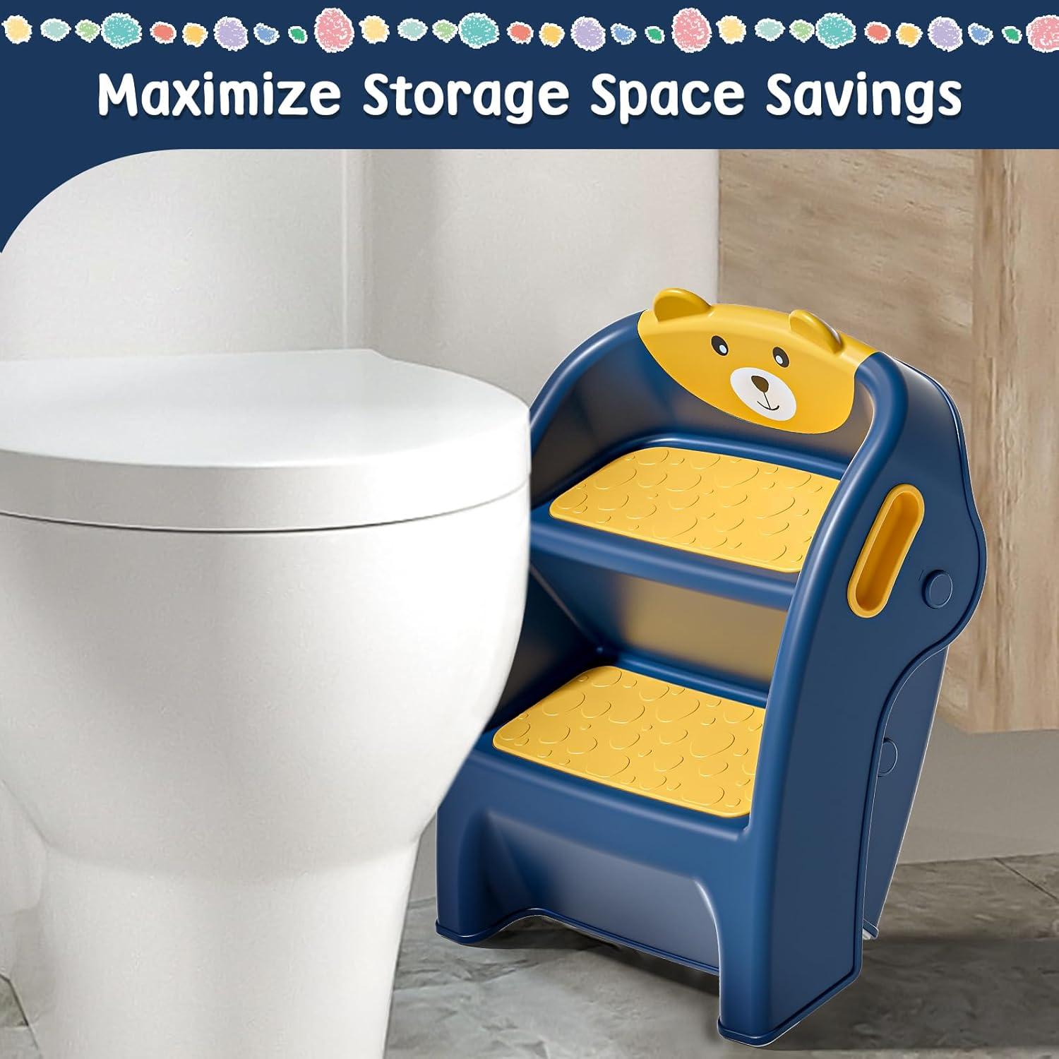 Escalera Plegable para Niños TPN CF123 Antideslizante 2 Pasos