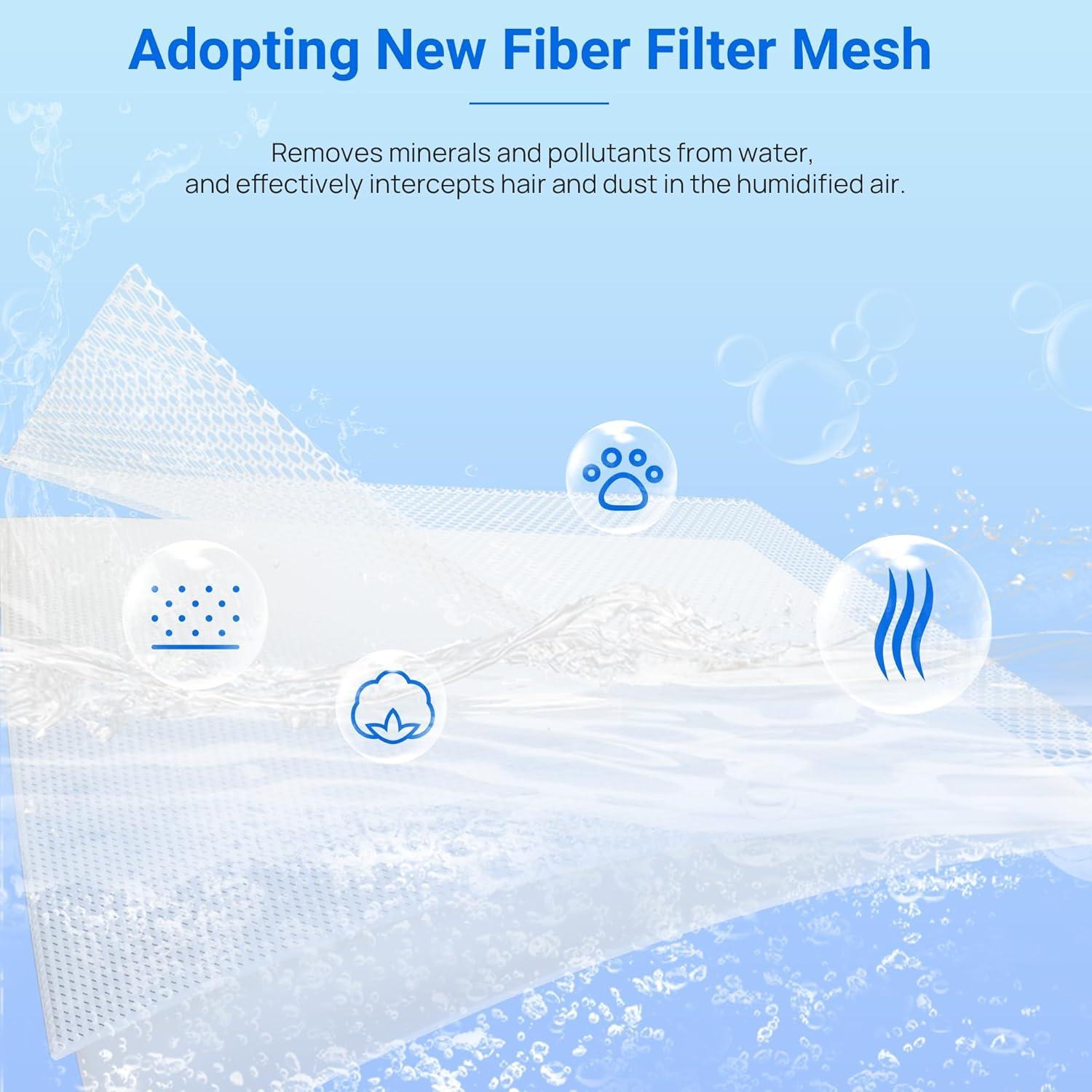 Filtro de Humidificador NISHCON WF2 - Paquete de 4 Reemplazos