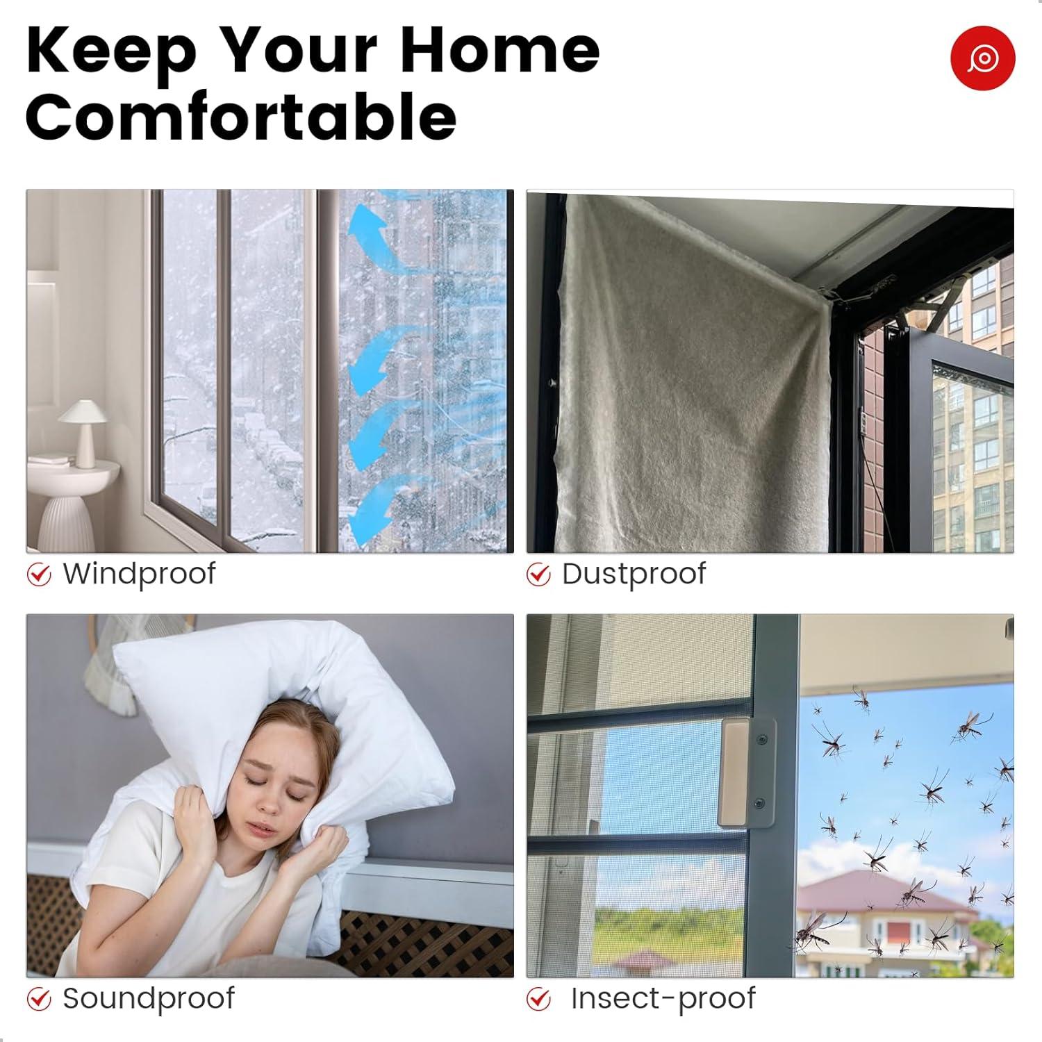 Tira de Sellado de Cepillo Topiverse 5.03 m Gris A Prueba de Clima