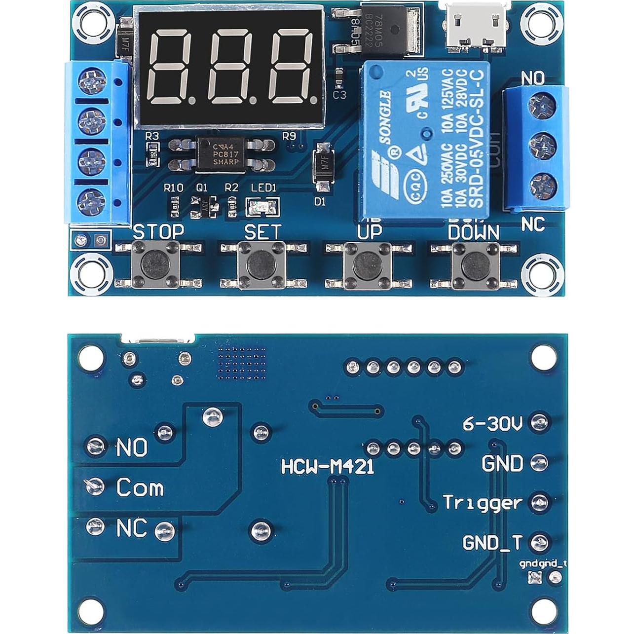 Módulo de Relé Temporizador Programable D-FLIFE DC 6-30V