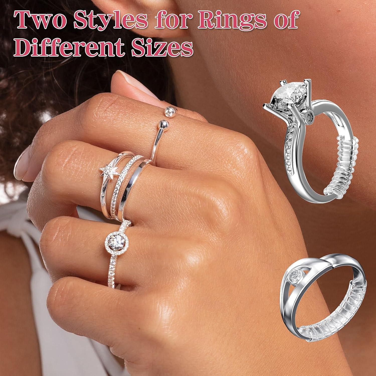 Ajustadores de Talla de Anillos Wegoup, 12 Piezas Silicona