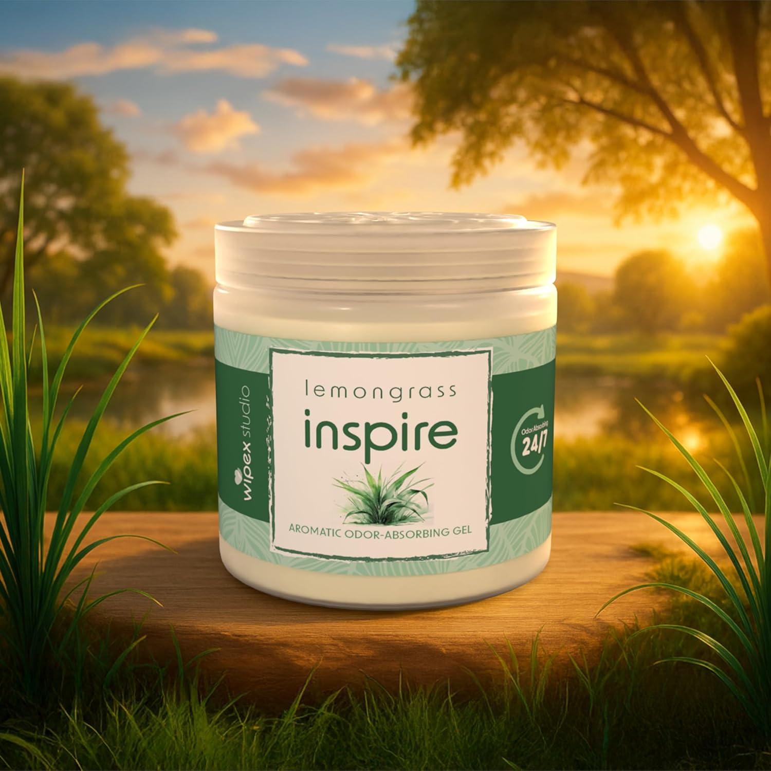 Wipex Gel Eliminador de Olores 3pk - Hierba Limón 425g