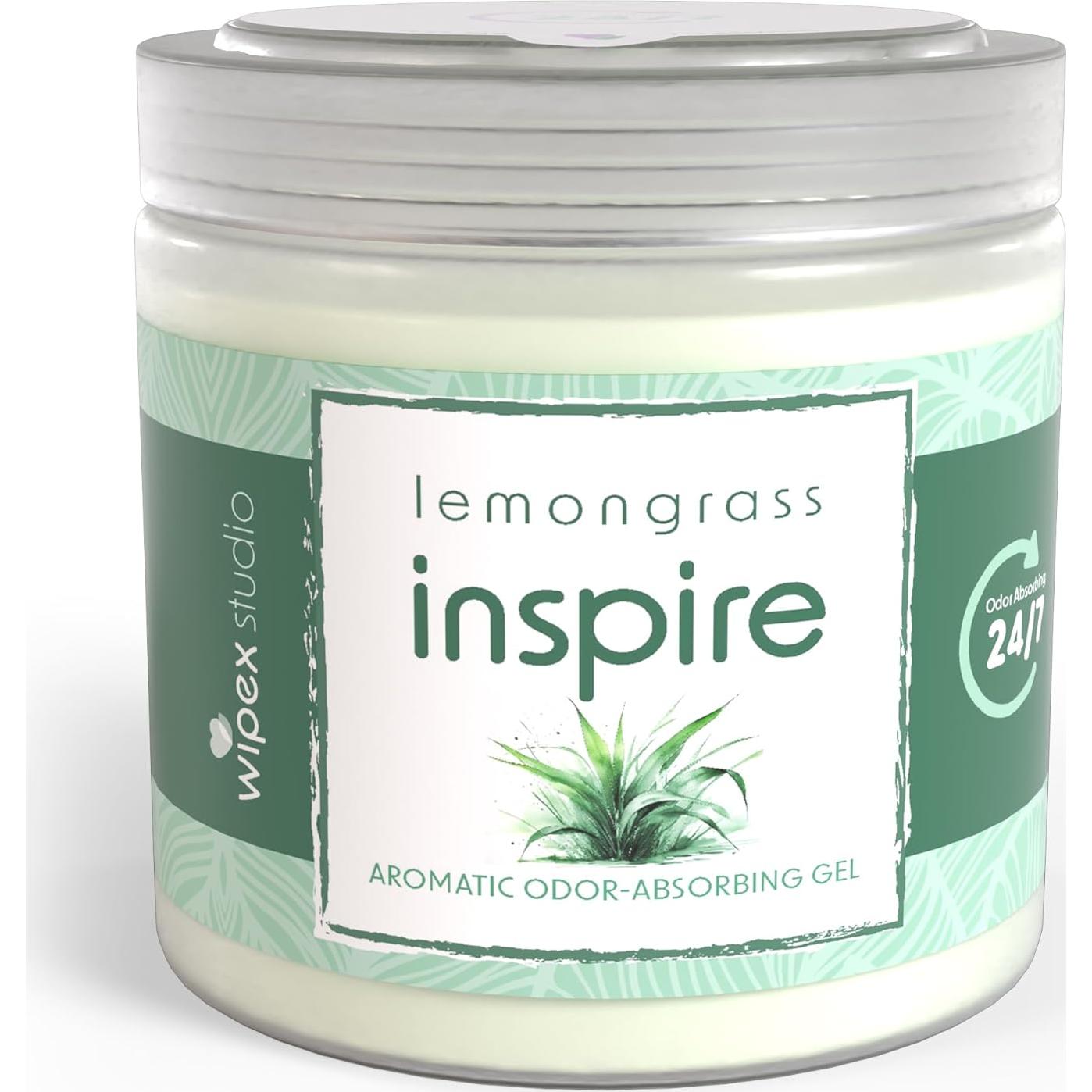 Wipex Gel Eliminador de Olores 3pk - Hierba Limón 425g