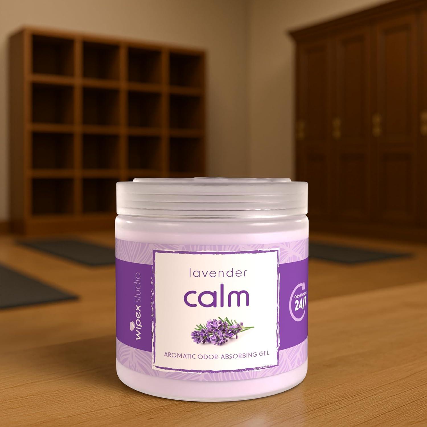 Gel Absorbente de Olores Wipex Lavanda 425 g - Eliminador Efectivo