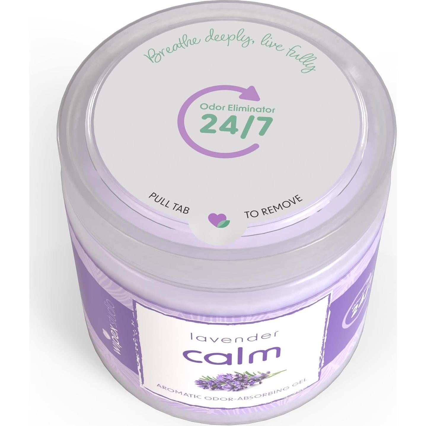 Gel Absorbente de Olores Wipex Lavanda 425 g - Eliminador Efectivo