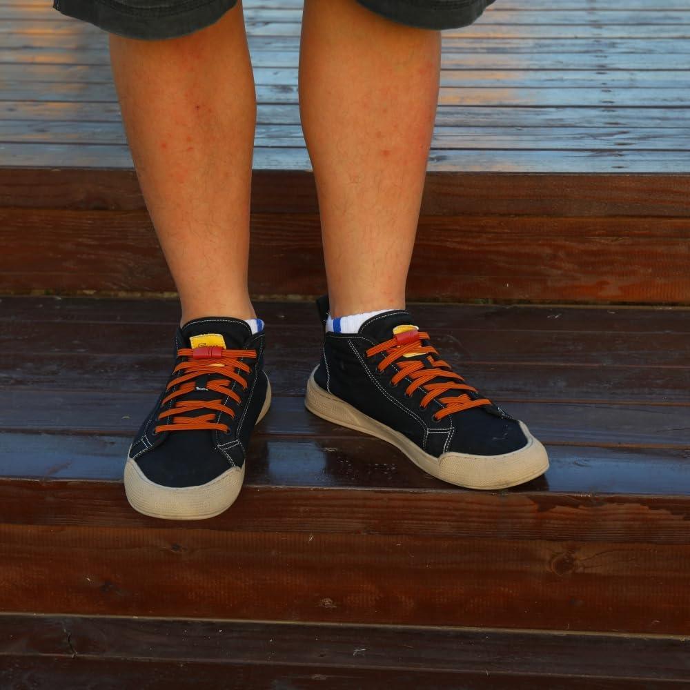 Cintas de zapato elásticas sin atar Neo-wows - 1 par blancas