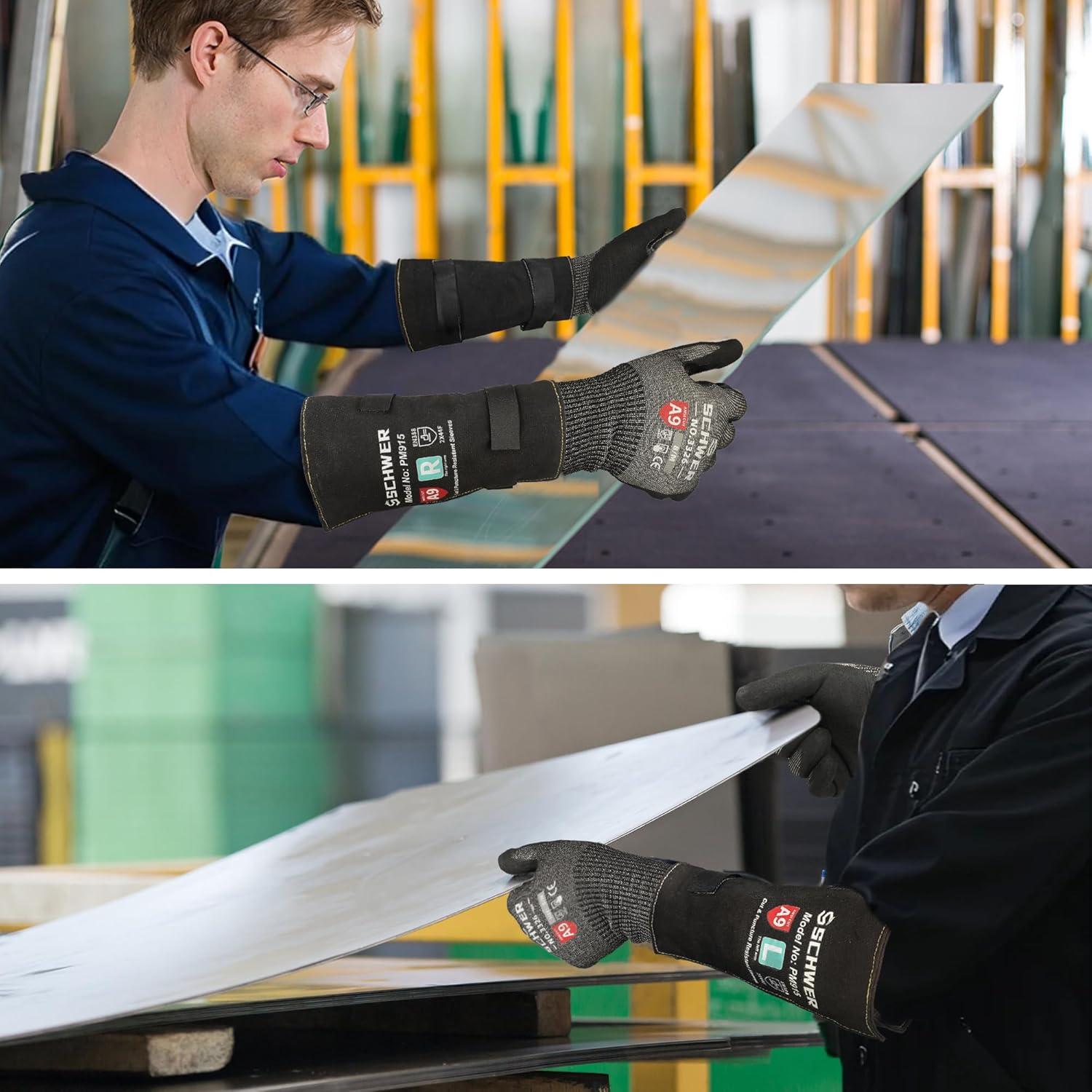 Mangas de brazo Schwer PM915 A9 - Protección contra cortes 20.32 cm